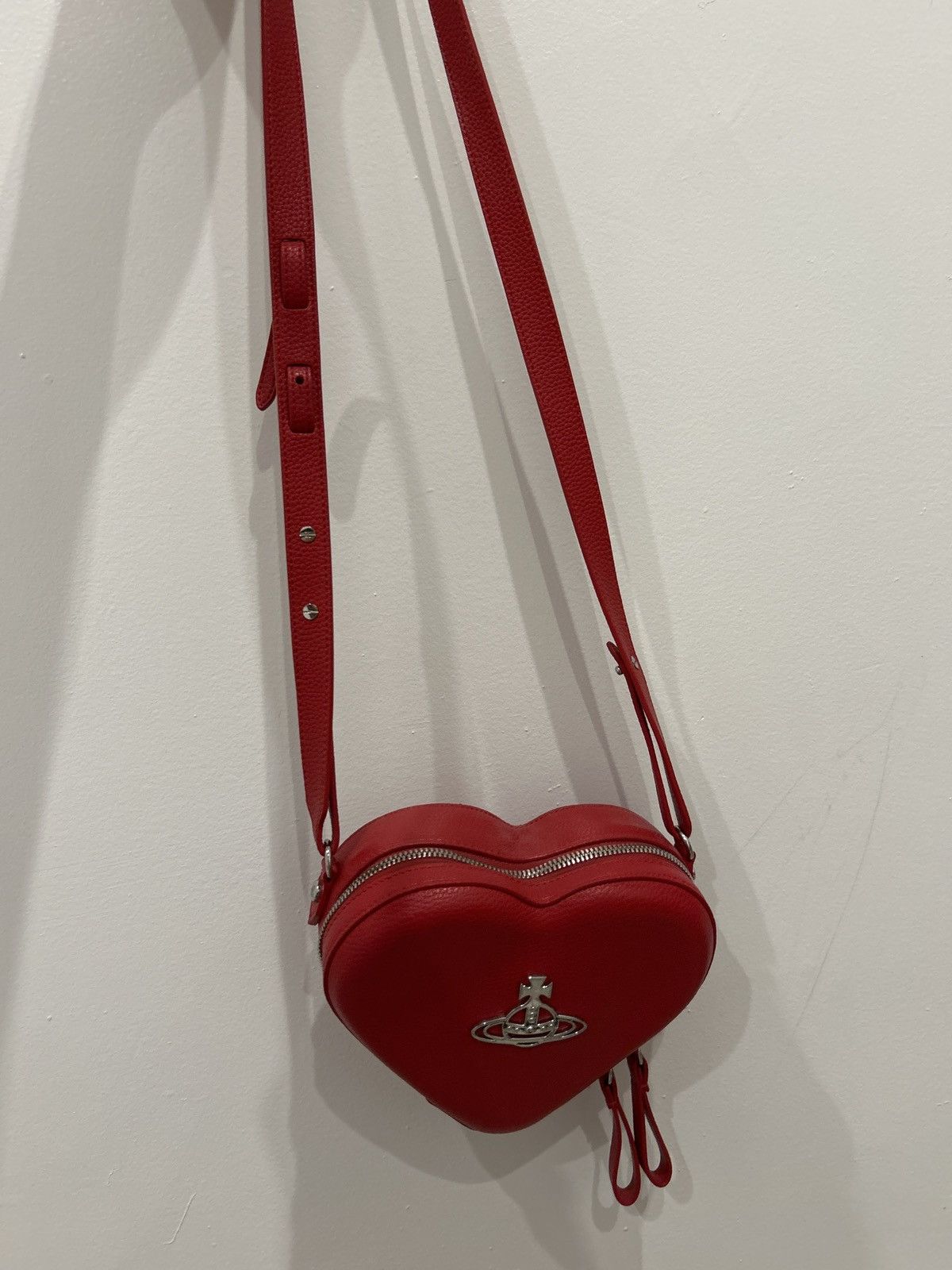 Vivienne Westwood Vivienne Westwood red leather crossbody bag Size ONE SIZE - 4 Thumbnail