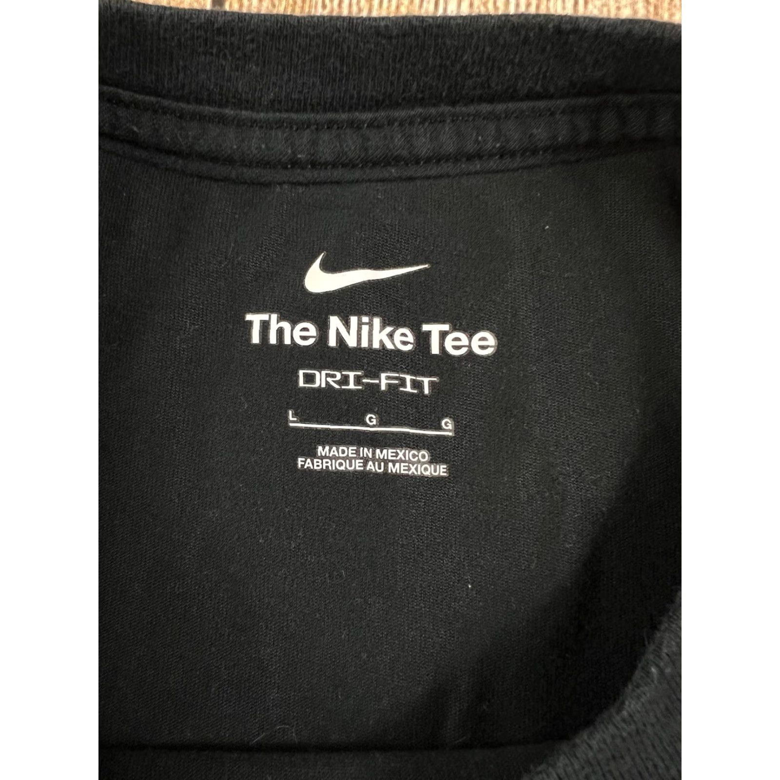 Nike Mens Nike Lebron James Basketball Strive For Greatness T Shirt Size L Black Nike Dri-Fit Short Sleeve Crew Neck Mens Athletic Regular 196150926656 Size US L / EU 52-54 / 3 - 5 Thumbnail