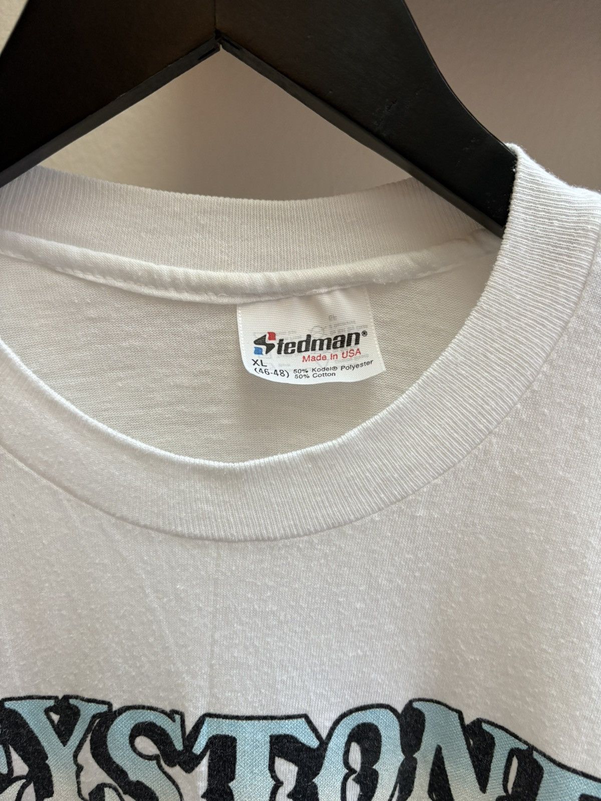 Vintage Keystone Kop VTG late 80s white tractor graphic T-shirt L/XL Size US L / EU 52-54 / 3 - 3 Thumbnail