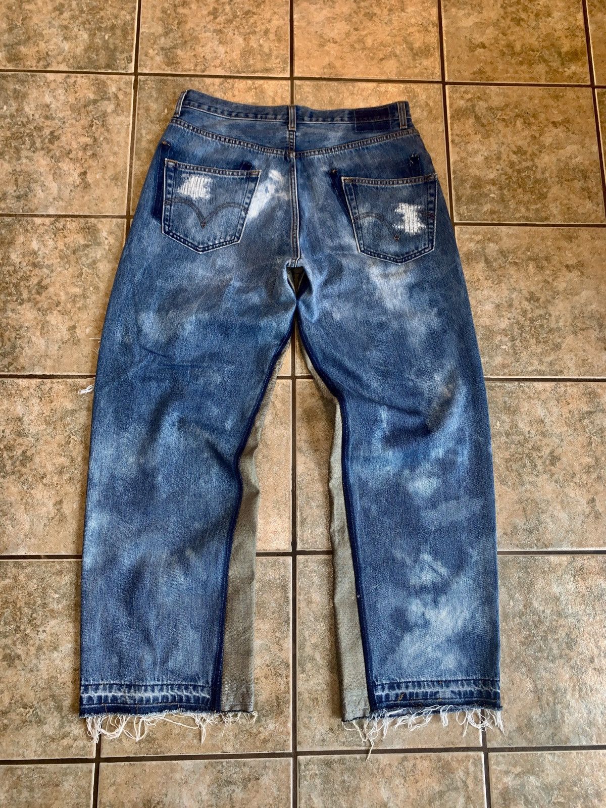 Levi's Vintage Clothing × Vintage Confidential Mafia Reworked Denim Jeans Size US 36 / EU 52 - 6 Thumbnail