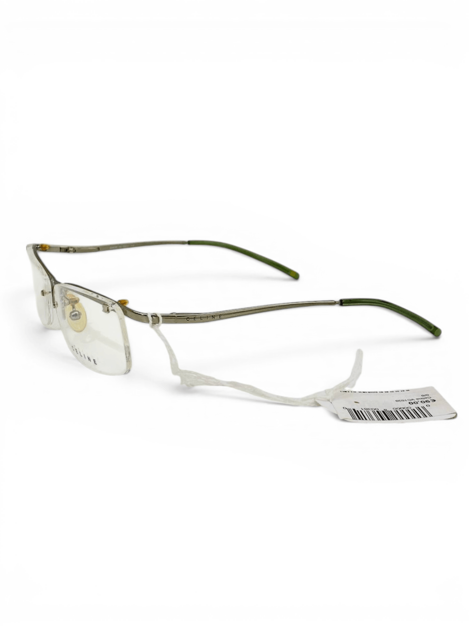 Celine Celine Logo Rimless Retro Square Vintage Eyeglasses Y2K Size ONE SIZE - 5 Thumbnail