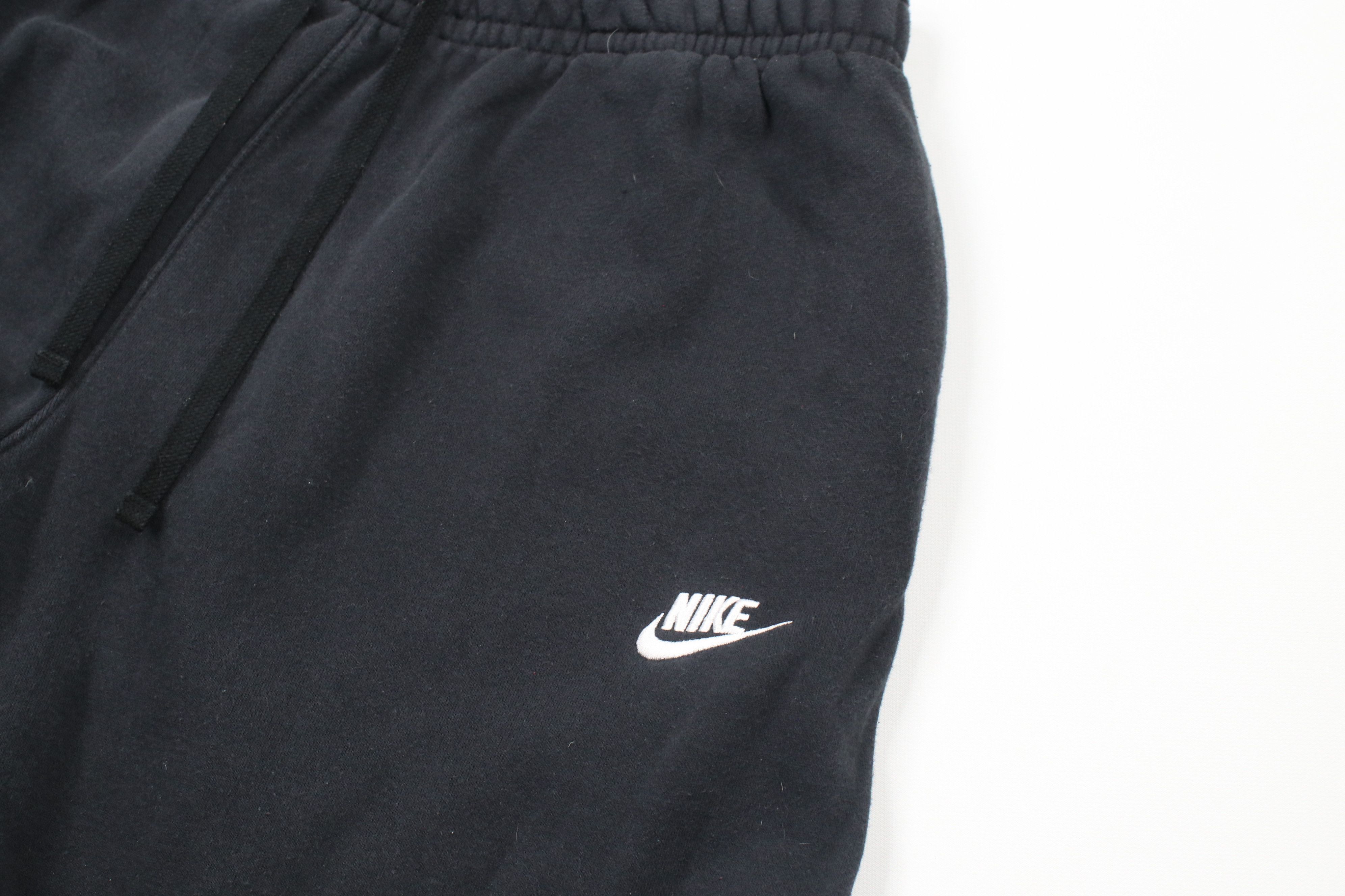 Nike × Vintage Vintage Nike Mini Swoosh Wide Leg Sweatpants Pants Black Size US 38 / EU 54 - 5 Thumbnail