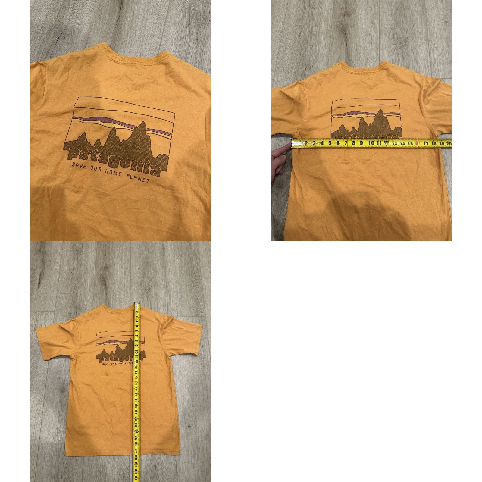 Patagonia NWT Patagonia T-Shirt Men Small S Orange 73 Skyline Organic Shirt Mens Size US S / EU 44-46 / 1 - 9 Thumbnail