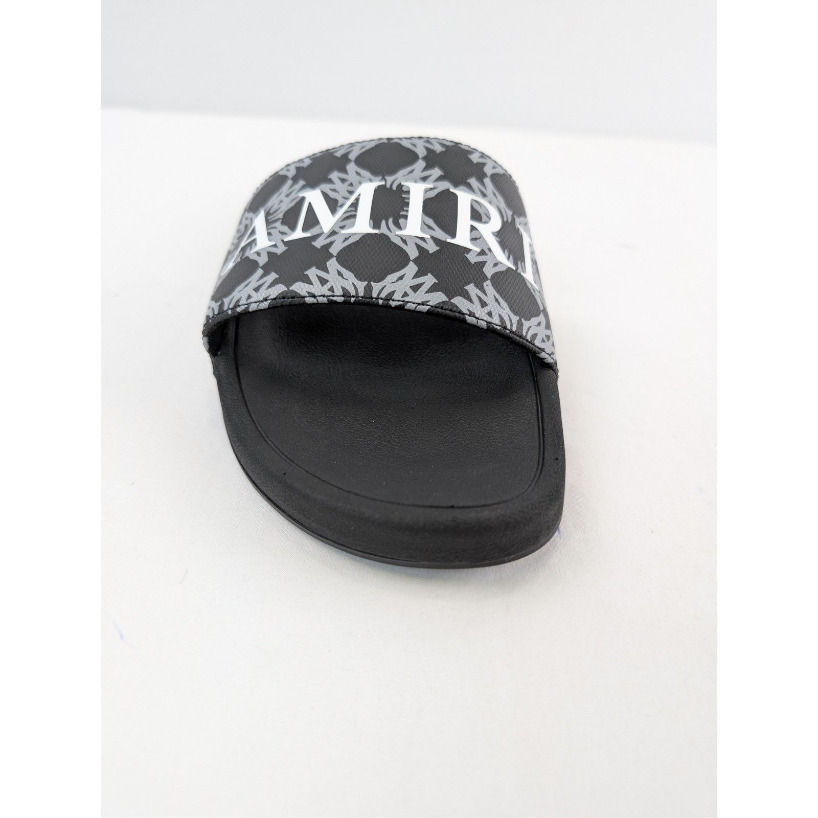 Amiri o1rshd1 MA Quad Canvas Pool Slide Sandals in Black Size US 12 / EU 45 - 16 Thumbnail