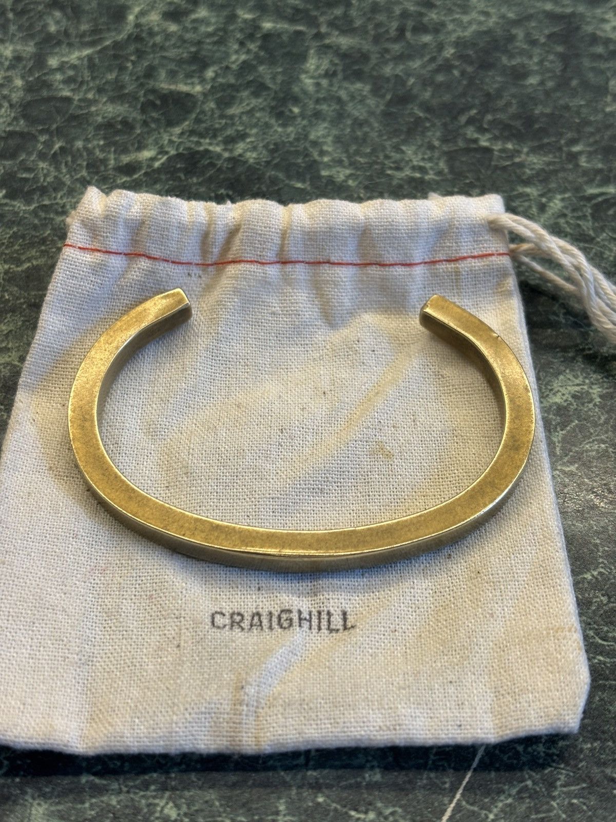Other CRAIGHILL Radial Cuff Bracelet Matte Finish Gold Solid Brass Size ONE SIZE - 3 Thumbnail