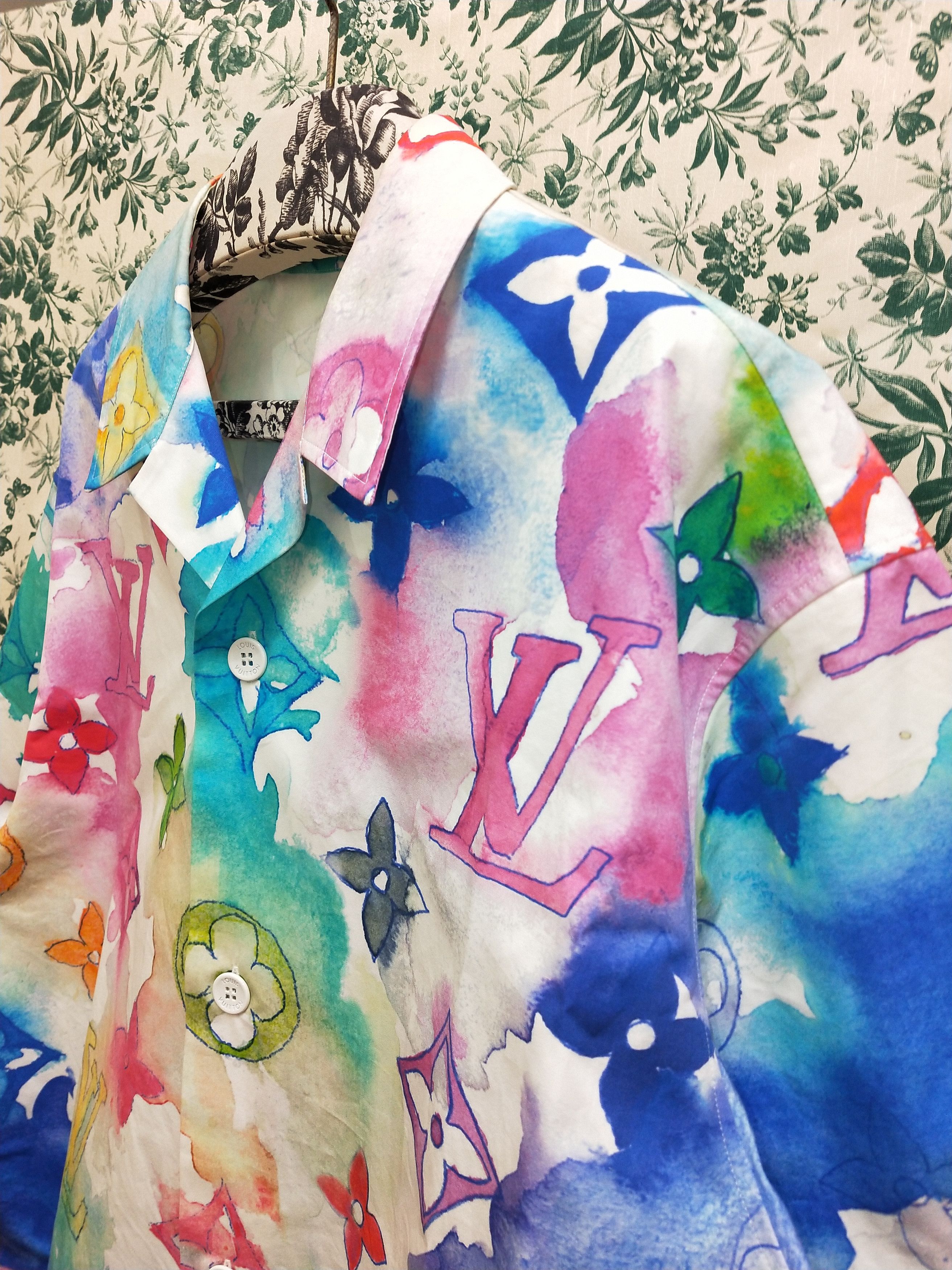 Louis Vuitton Watercolor Monogram Shirt Size US XL / EU 56 / 4 - 3 Thumbnail