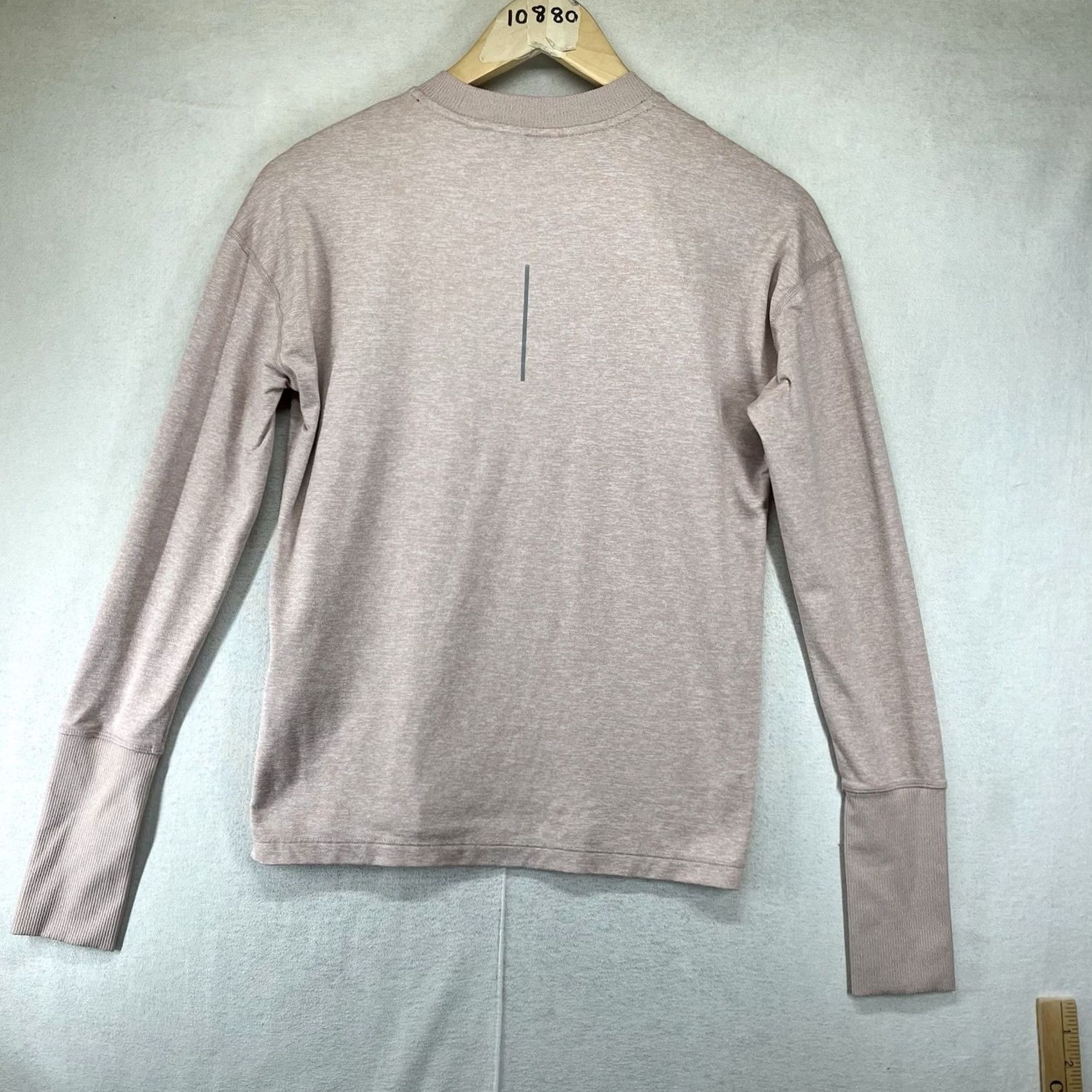 Nike Nike Dri Fit Running Shirt Womens XS Pink Heather Long Sleeve Athletic Top Size XS / US 0-2 / IT 36-38 - 2 Thumbnail