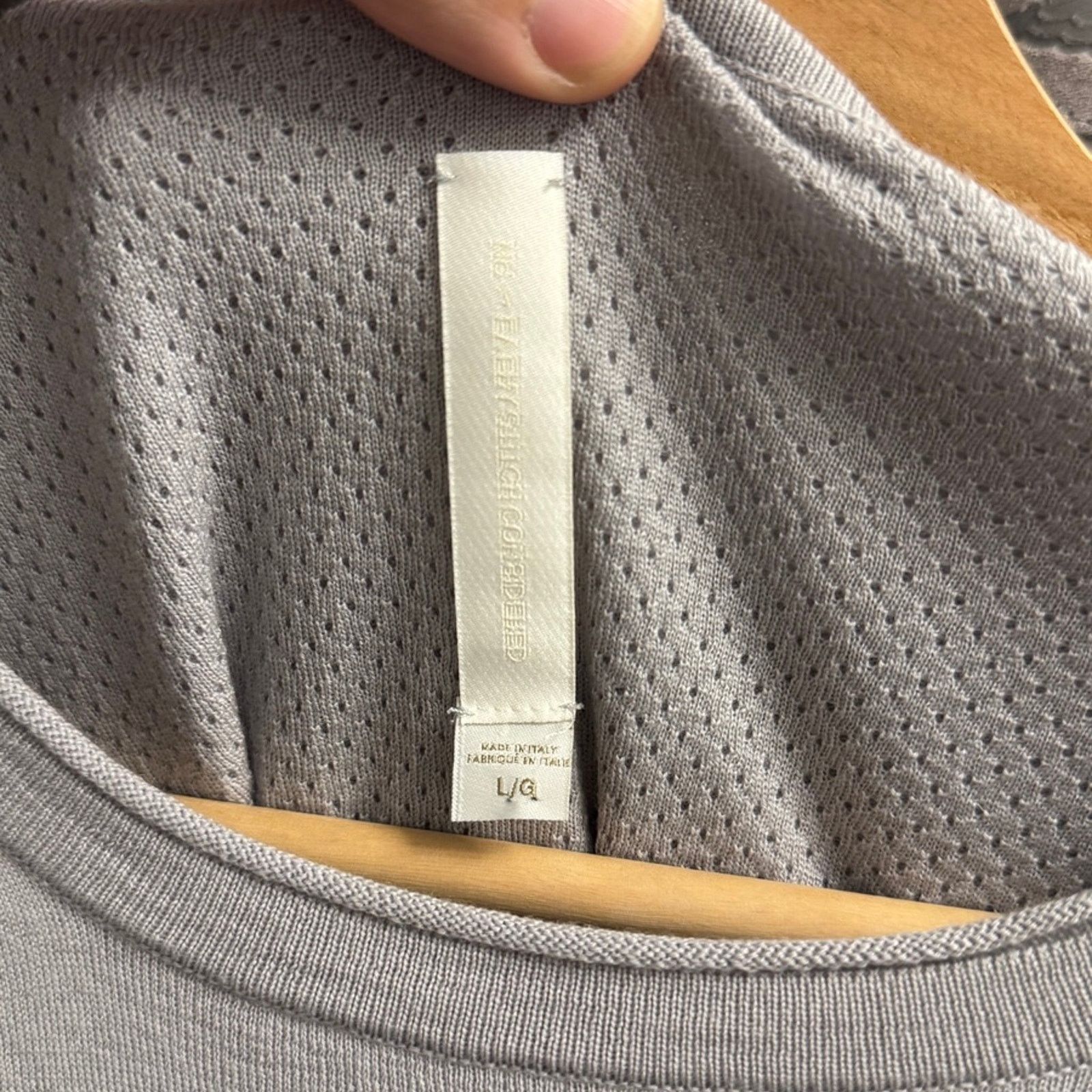 Nike Nike ESC Long-Sleeve Knit Top In Grey Size Large Retail $450 Size US L / EU 52-54 / 3 - 2 Thumbnail