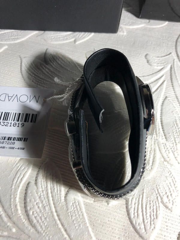 Movado Movado ladies black dial stainless steel watch Size ONE SIZE - 11 Thumbnail