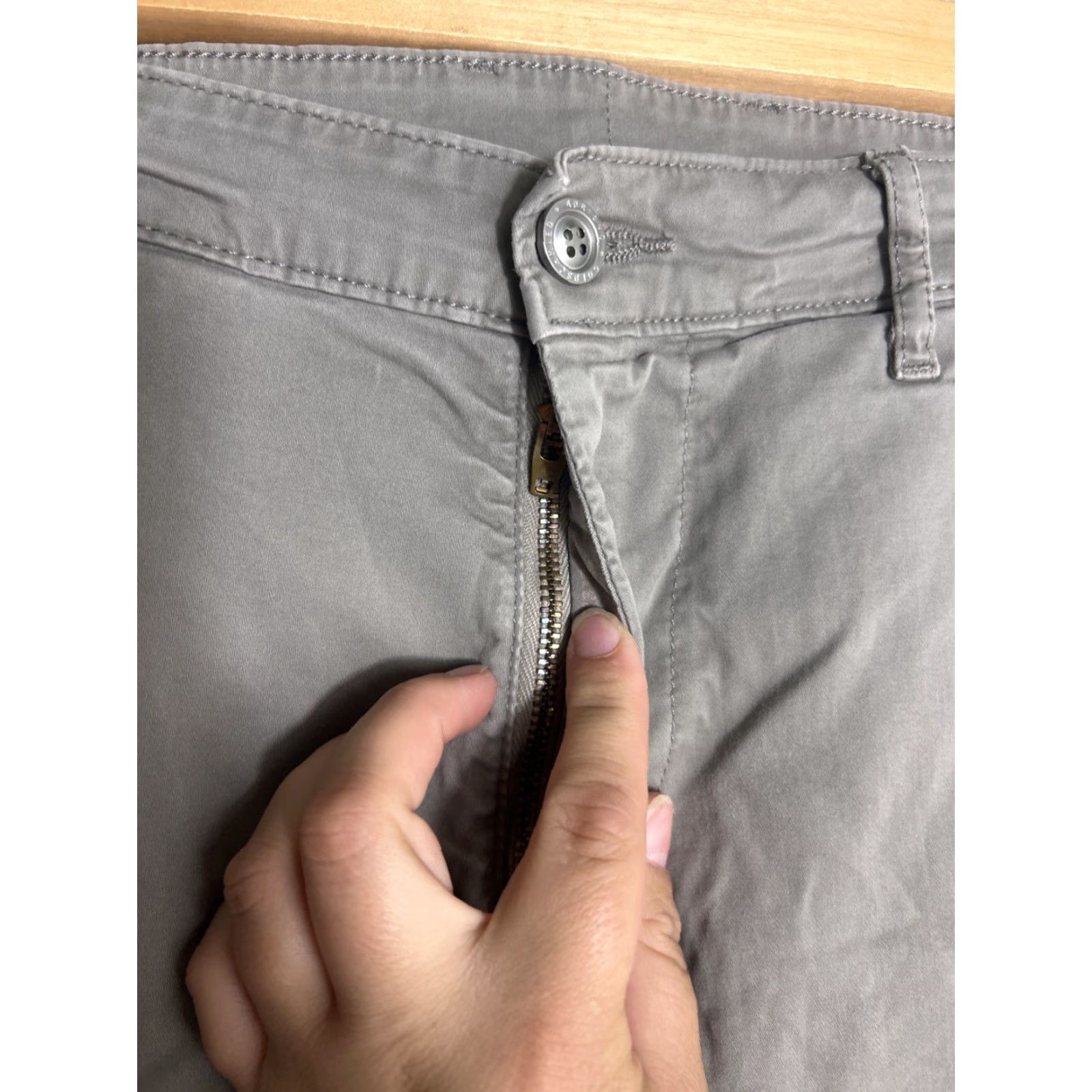 Vintage ADRIANO GOLDSCHEMID The Lux Khaki Pants 32x34 Khaki Beiges Mens Pants 32 Inseam 34 Beige Khakis Size US 32 / EU 48 - 6 Thumbnail