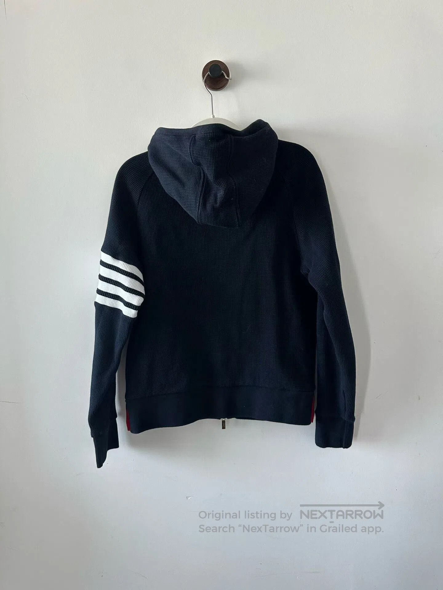 Thom Browne Thom Browne Blue Waffle Zip Hoodie Jacket. Size US S / EU 44-46 / 1 - 2 Thumbnail