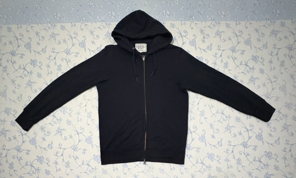 Uniqlo Uniqlo Original Wash Zip Hoodie Jacket Size US L / EU 52-54 / 3 - 1 Thumbnail