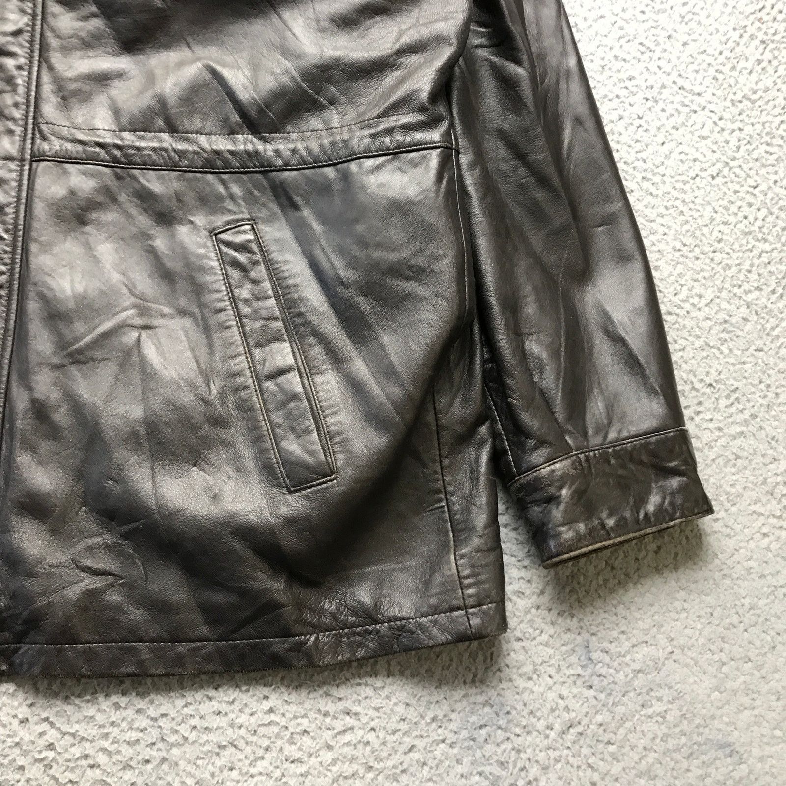 Other Jim & Mary Lou Thinsulate Ultra Leather Jacket Men XL Black Size US XL / EU 56 / 4 - 6 Thumbnail