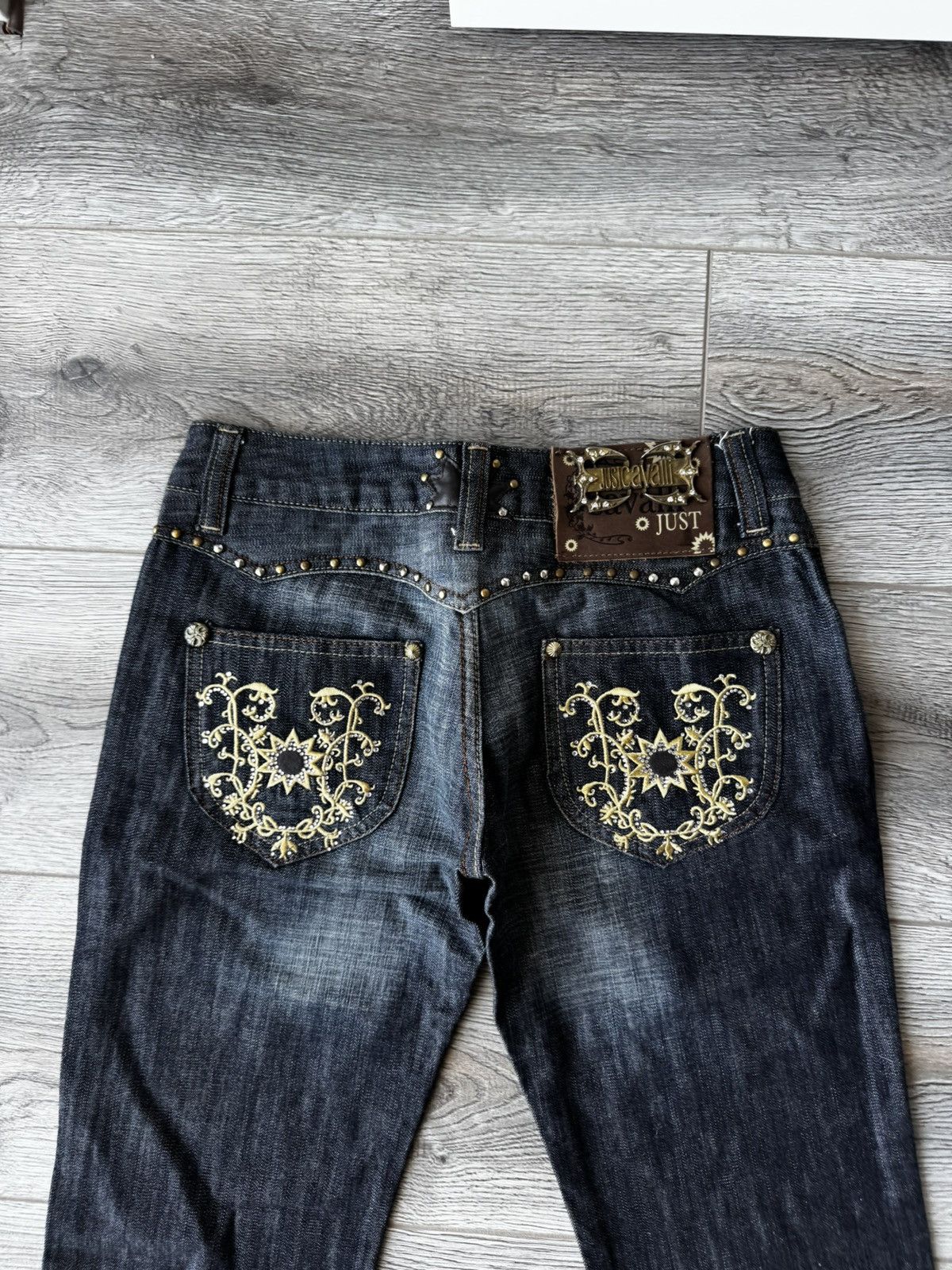 Just Cavalli Vintage Just Cavalli Y2k Dark Blue Women's Jeans Size 26" / US 2 / IT 38 - 2 Thumbnail