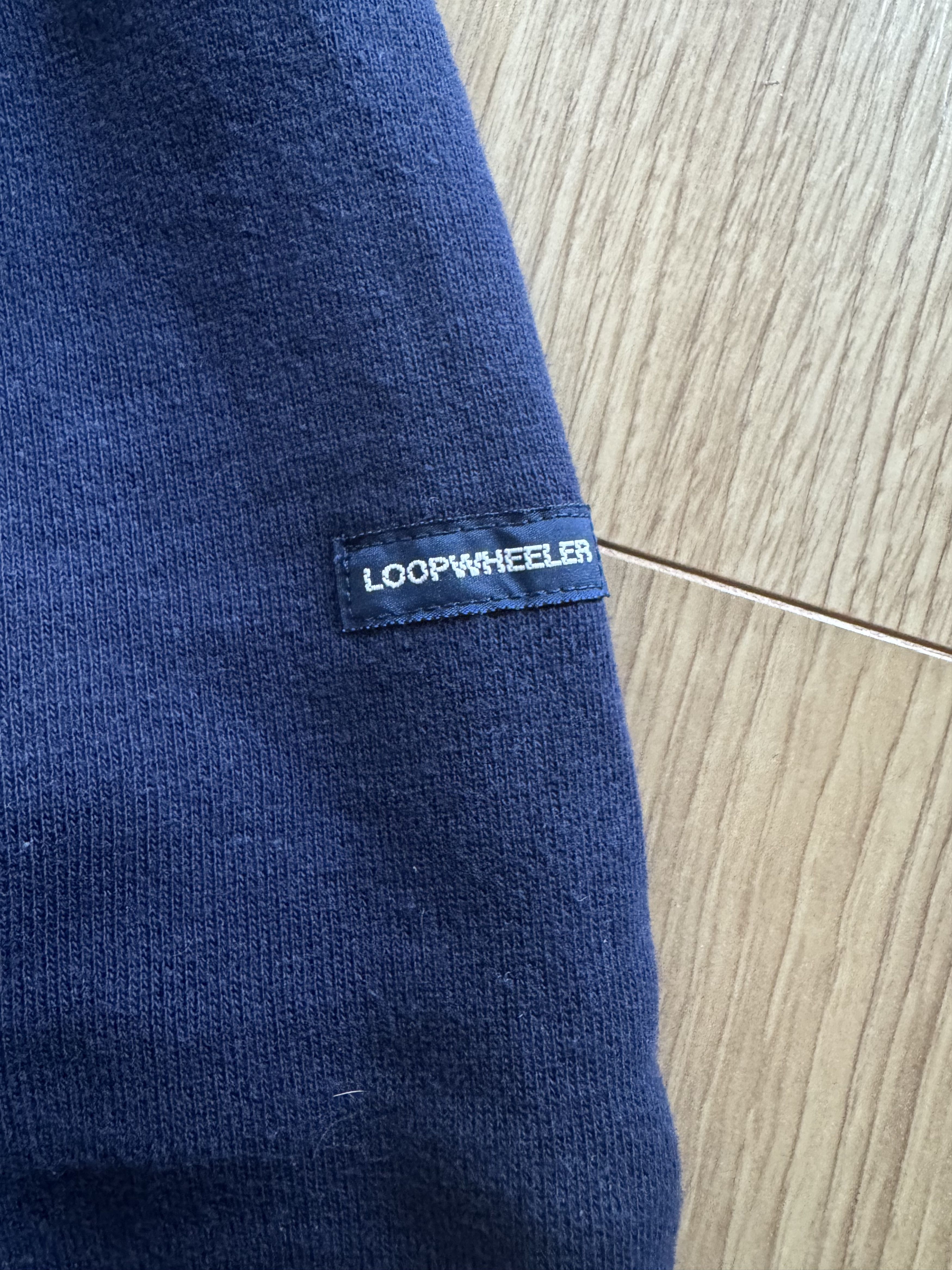 Loopwheeler x Beams Japan navy blue sweatshirt size XL