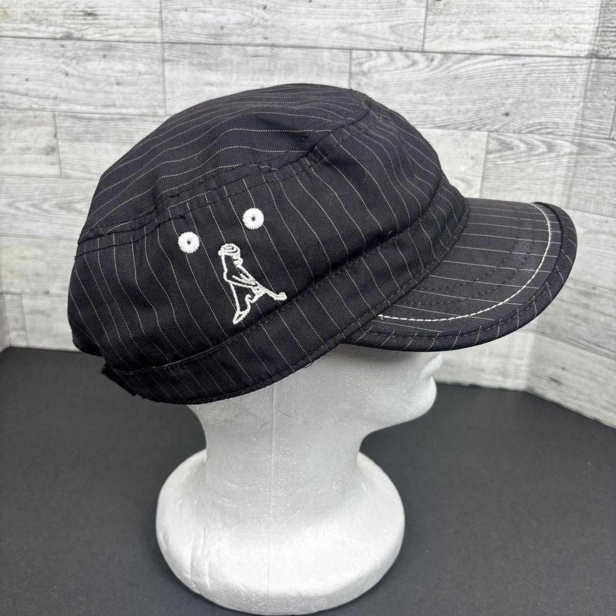 PING PING play your best stitched logo black pinstripe golf hat Size ONE SIZE - 4 Thumbnail