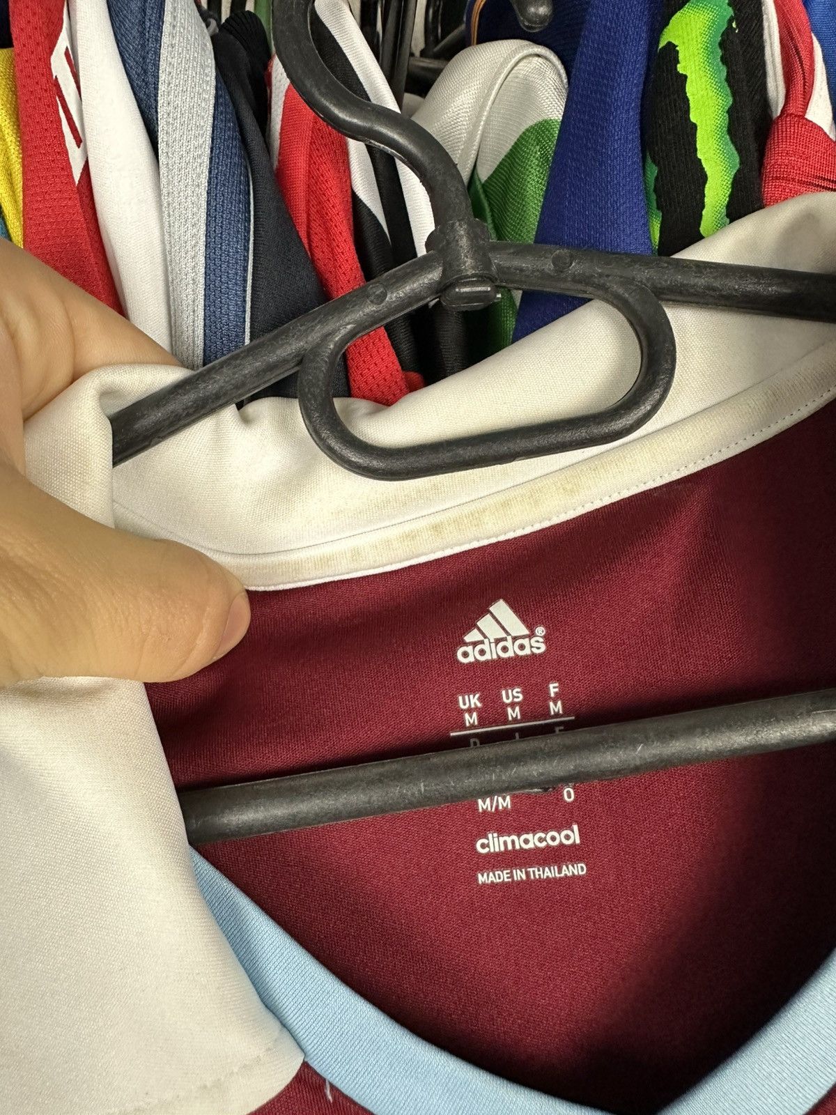 Adidas West Ham United 2013-14 Football Shirt Soccer jersey Adidas Size US M / EU 48-50 / 2 - 6 Thumbnail