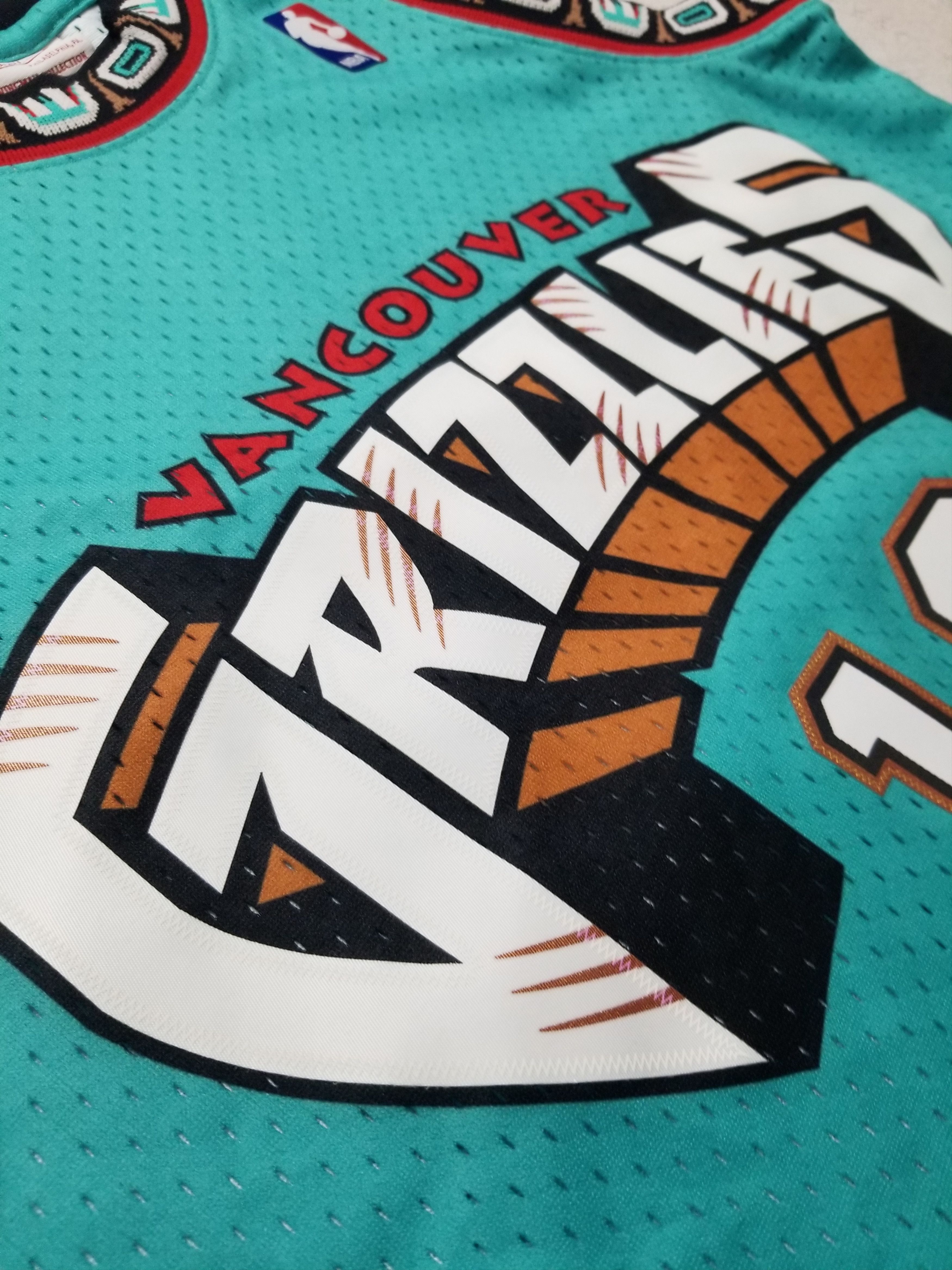 Mitchell & Ness Teal Vancouver Grizzlies Mike Bibby #10 Swingman Jersey Size US M / EU 48-50 / 2 - 10 Thumbnail