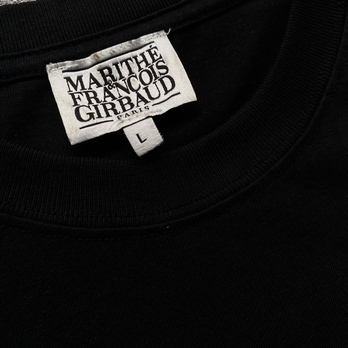 Marithe + Francois Girbaud 🔥Marithe Francois Girbaud Classic Logo Black Tee Size US L / EU 52-54 / 3 - 4 Thumbnail