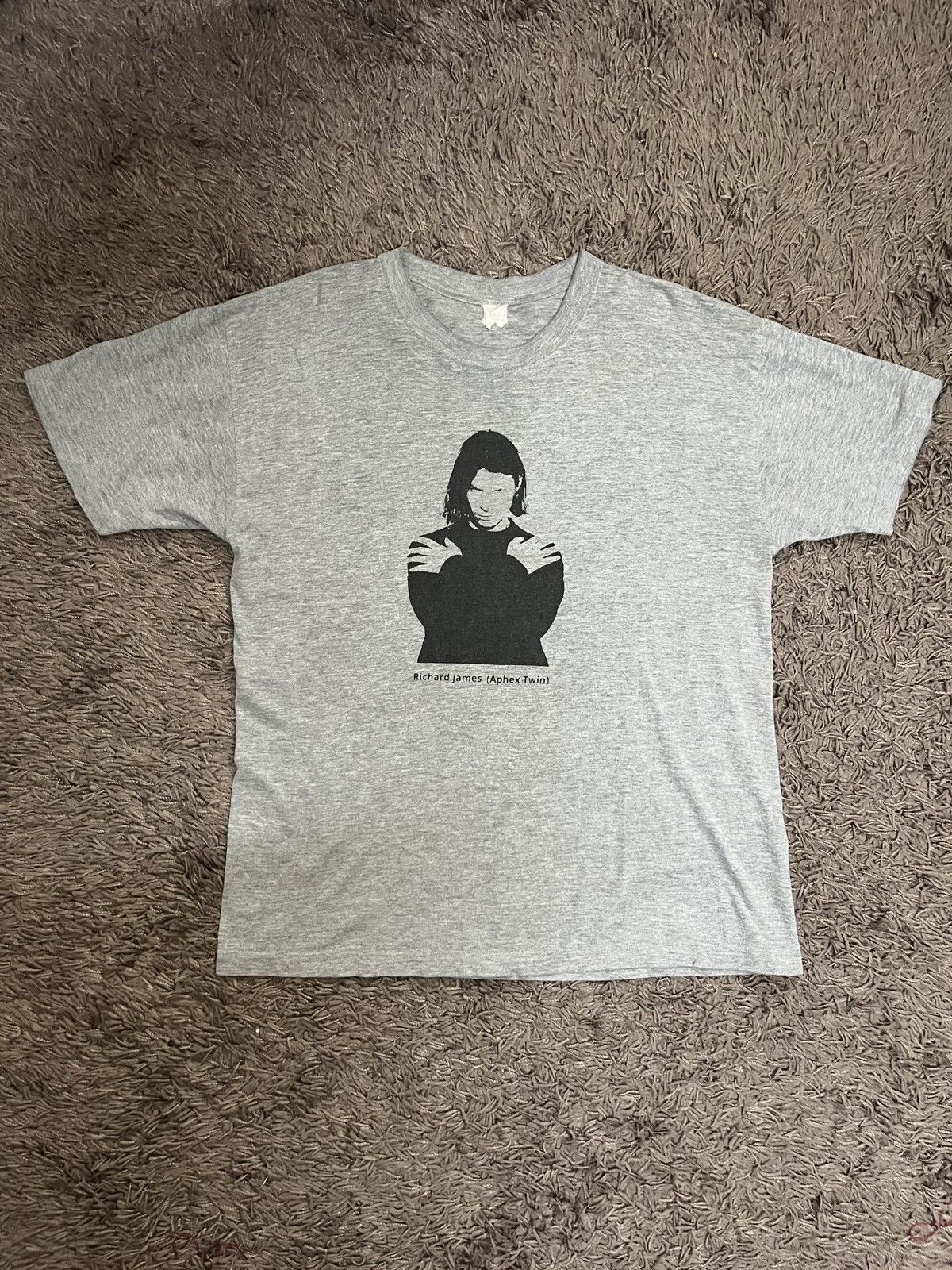 Band Tees 1990s Aphex twin richard james photo tee #A5 Size US M / EU 48-50 / 2 - 6 Thumbnail