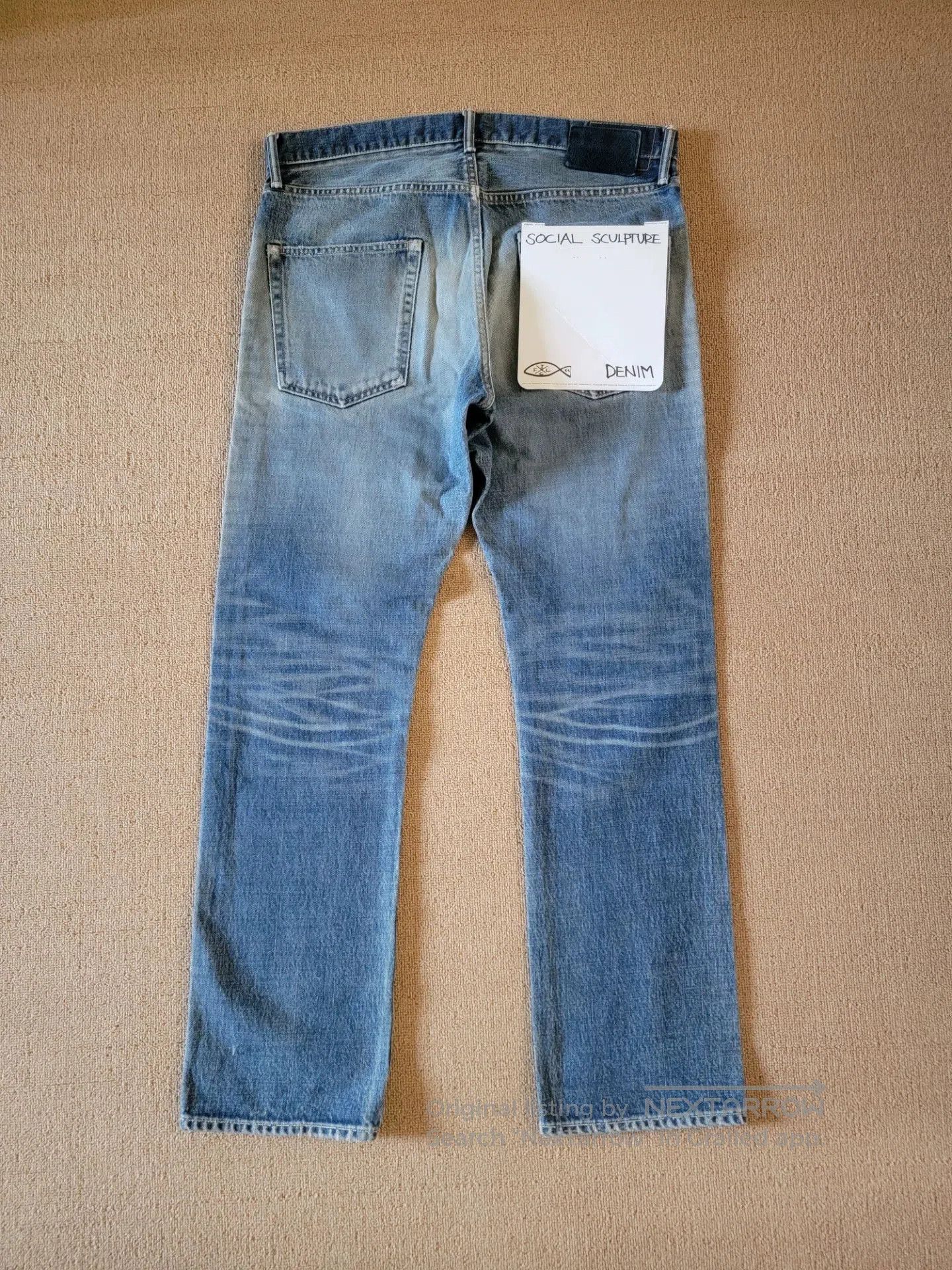 Visvim visvim Blue Denim Jeans with Distressing. Size US 34 / EU 50 - 2 Thumbnail