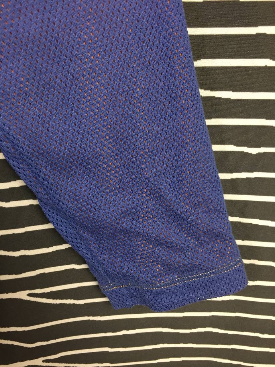 Adidas Adidas Reversible Long Sleeve Orange Blue Mesh Retro Tee Size US L / EU 52-54 / 3 - 10 Thumbnail
