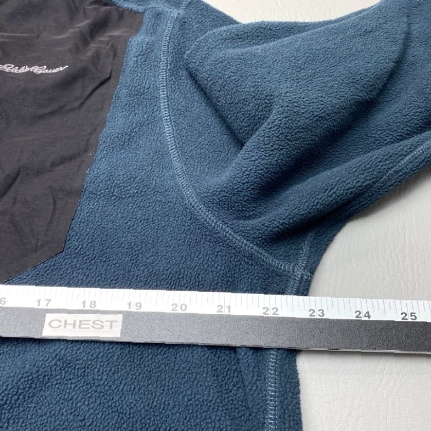 Eddie Bauer Eddie Bauer Jacket Mens Large Blue 1/4 Zip Fleece Pullover Zip Pocket Stand-Up Lightweight Polyester Size US L / EU 52-54 / 3 - 6 Thumbnail