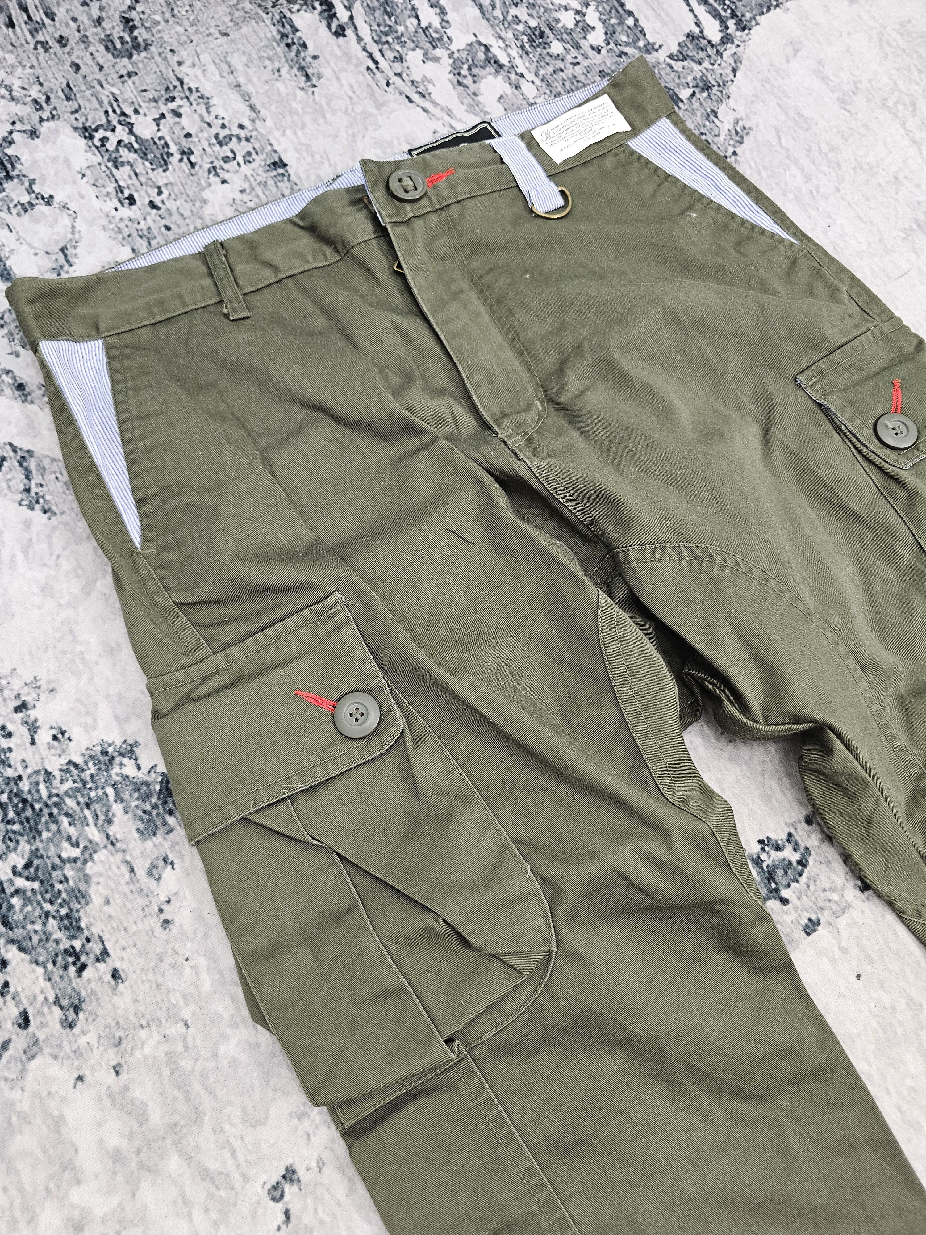 Japanese Brand BRTH BREATH Tactical Cargo Multi Pocket Pants JB0292 Size US 33 - 7 Thumbnail