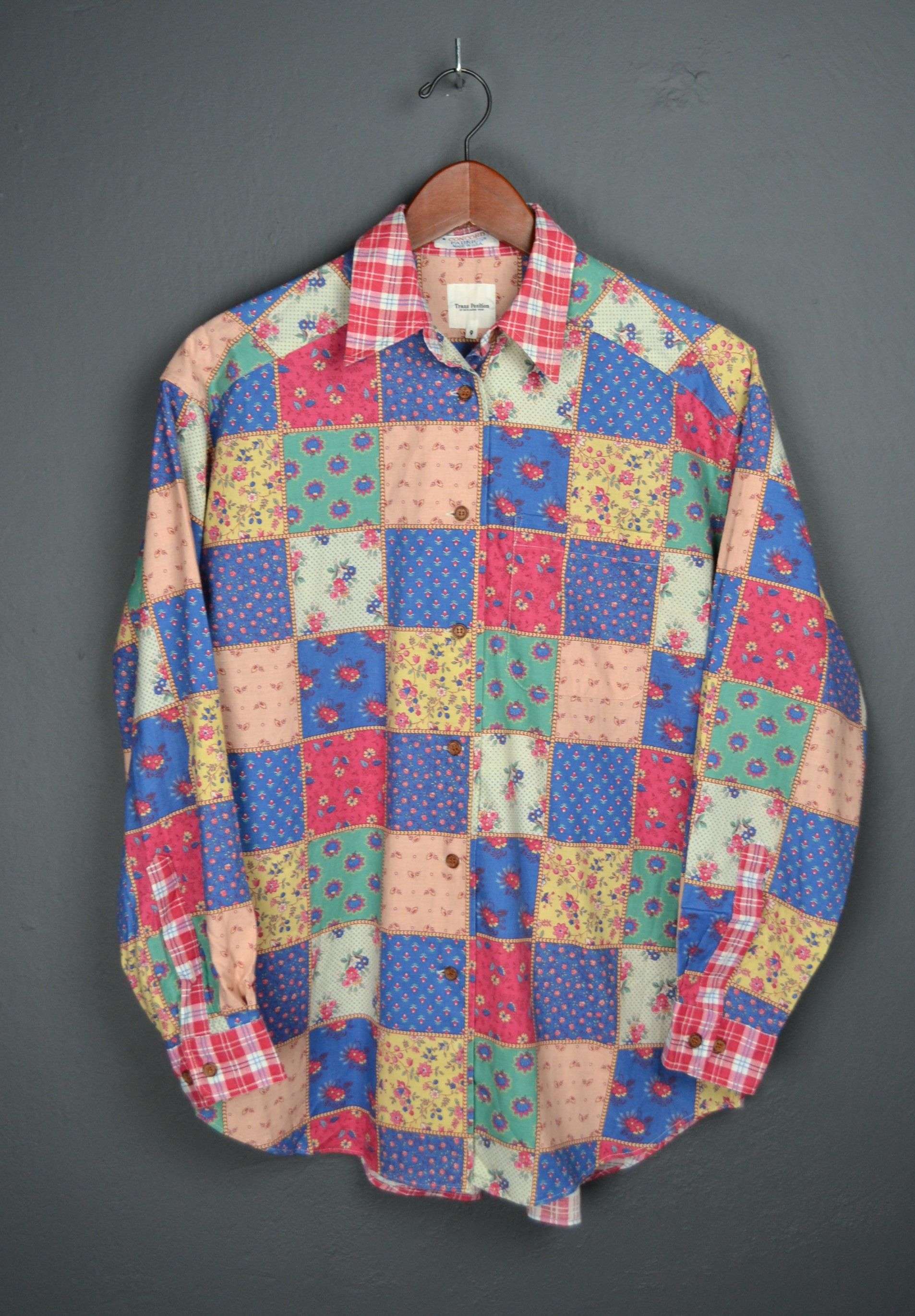Other Transposition Japan Concord Patchwork Women Shirt 9 XXL Size XXL / US 16-18 / IT 52-54 - 2 Thumbnail