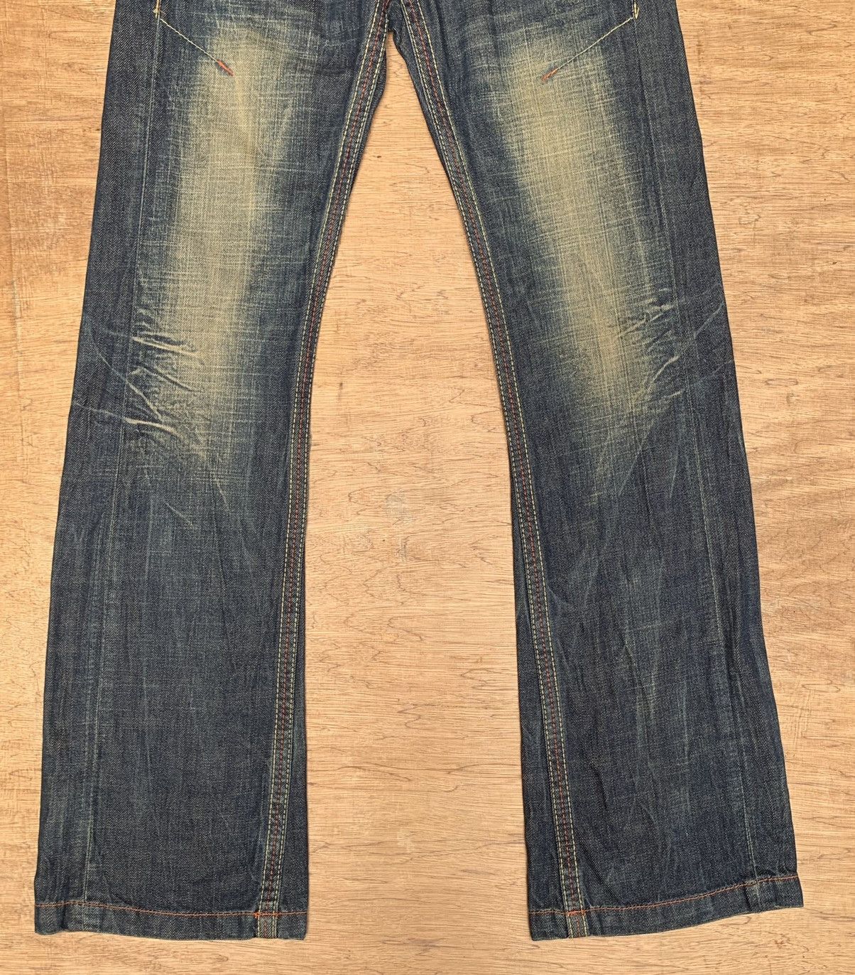 Lolita Jeans Rare.. by concert of the LOLITA’S Flare Denim Jeans Pants Size US 28 / EU 44 - 8 Thumbnail