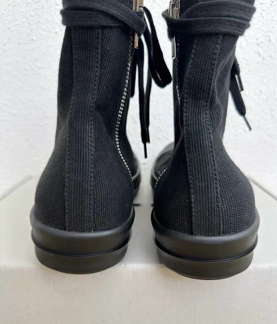 Rick Owens Rick Owens DRKSHDW Dark Shadow All Black Canvas Size US 8 / EU 41 - 6 Thumbnail