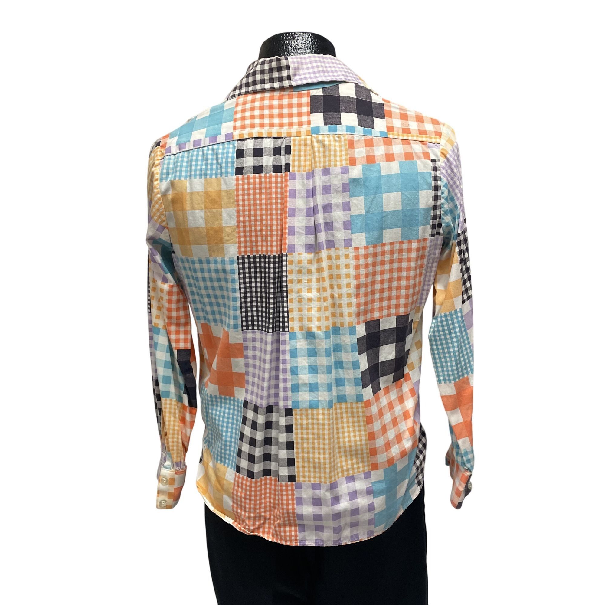 Wrangler Vtg Wrangler Patchwork PLAID BoHo Western Butterfly Collar Size M / US 6-8 / IT 42-44 - 3 Thumbnail