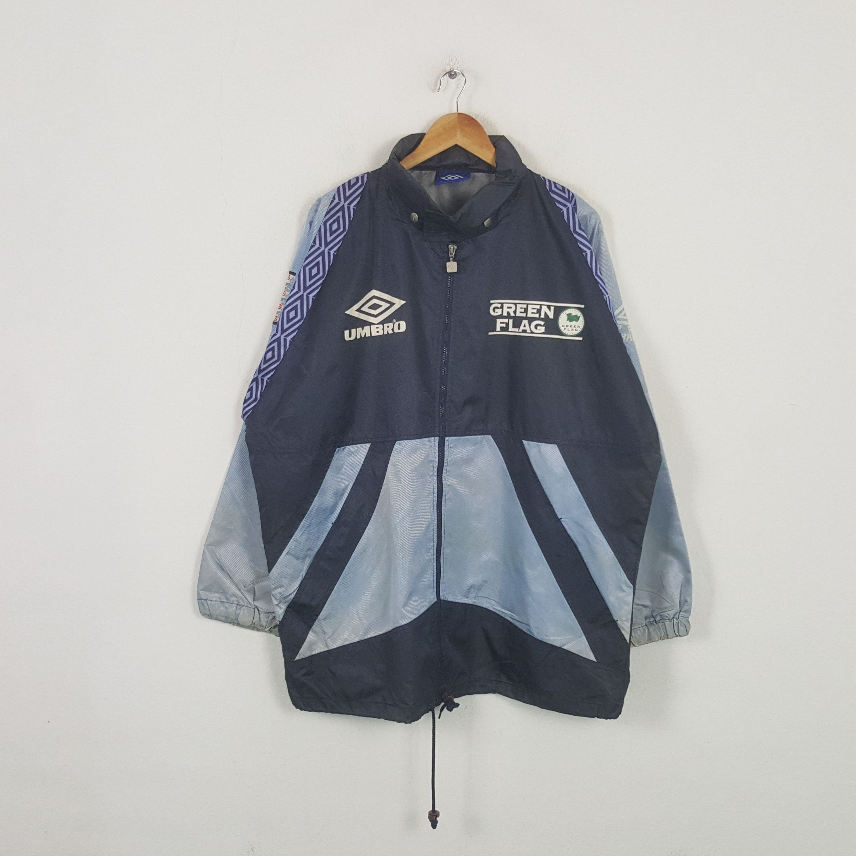 Umbro Vintage Umbro England FC Windbreaker Jacket RR6 Size US XXL / EU 58 / 5 - 3 Thumbnail