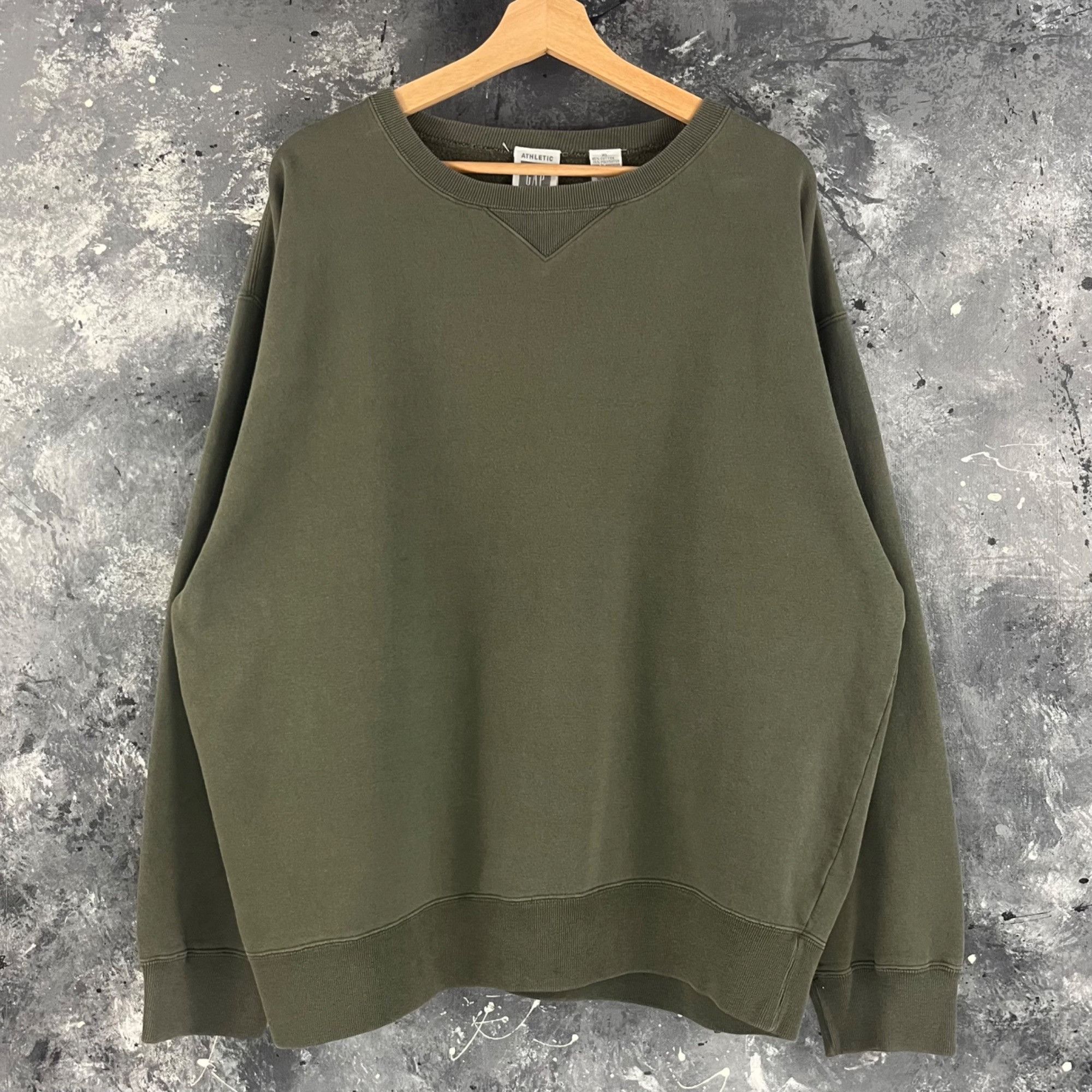 Gap × Vintage Vintage 90’s Gap Blank Sweatshirt Size US XL / EU 56 / 4 - 1 Thumbnail