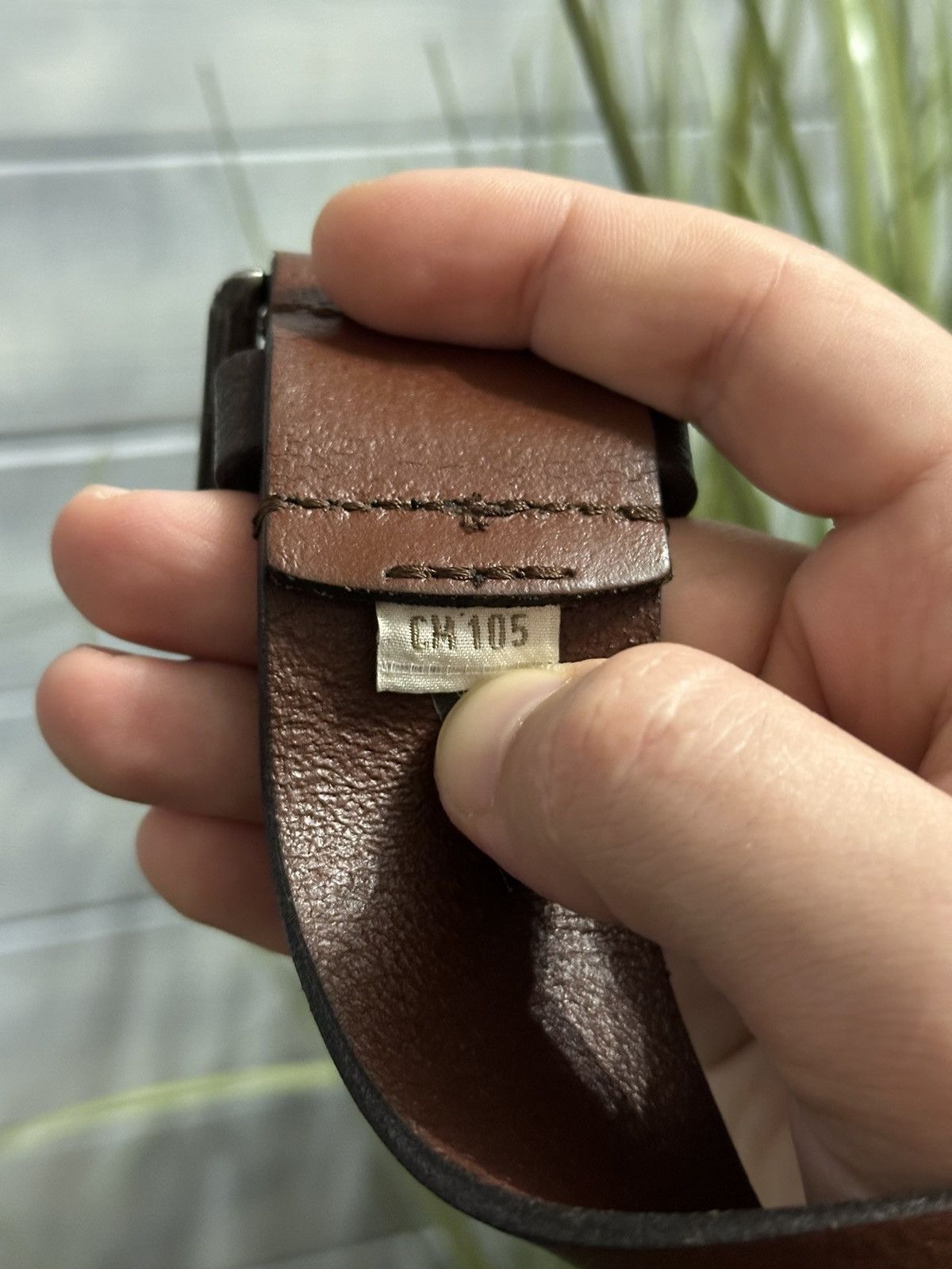 Diesel Rare Vintage Belt Diesel 100% Leather Buffalo Luxury. Size ONE SIZE - 4 Thumbnail