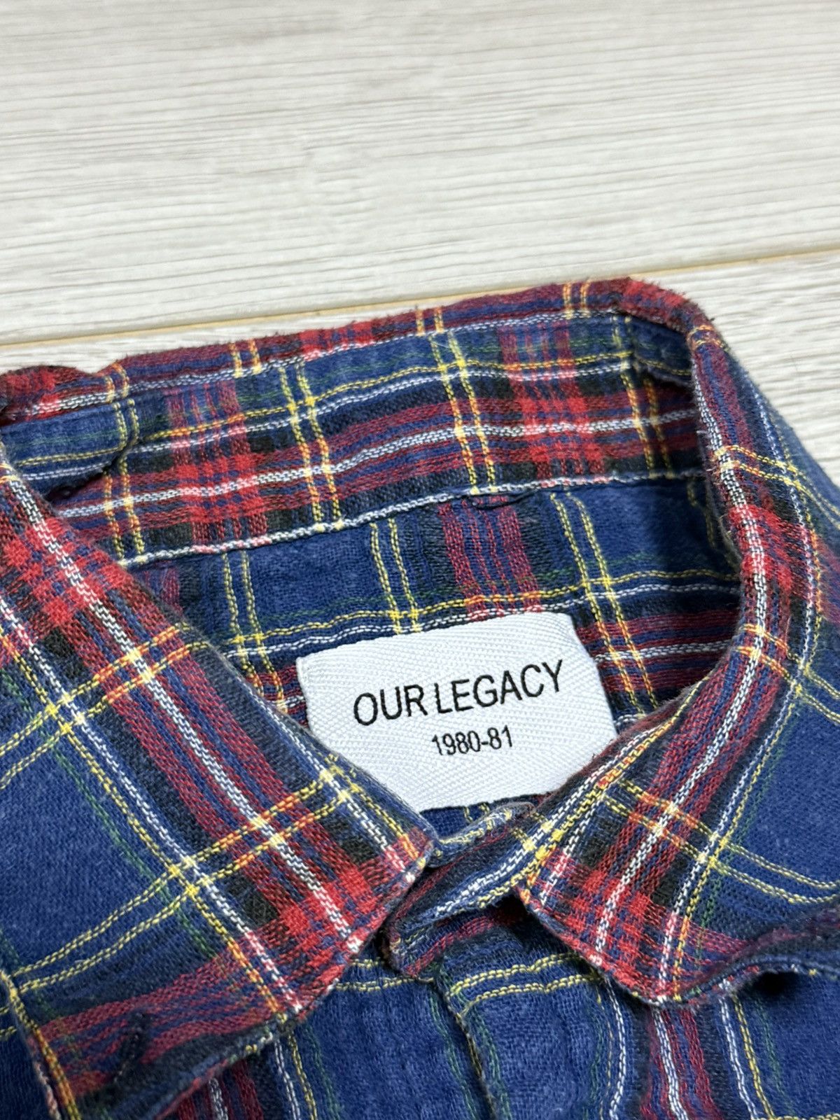 Our Legacy Our Legacy check shirt buttons flannel plaid Size US M / EU 48-50 / 2 - 2 Thumbnail