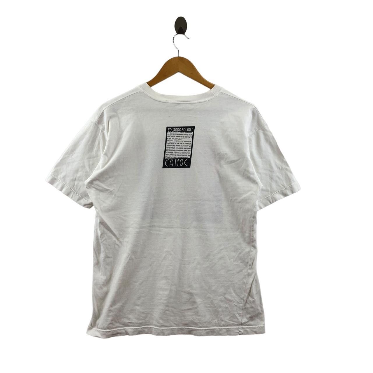 Vintage EDUARDO BOLIOLI Hawaiian Moon Painting Tee Shirt