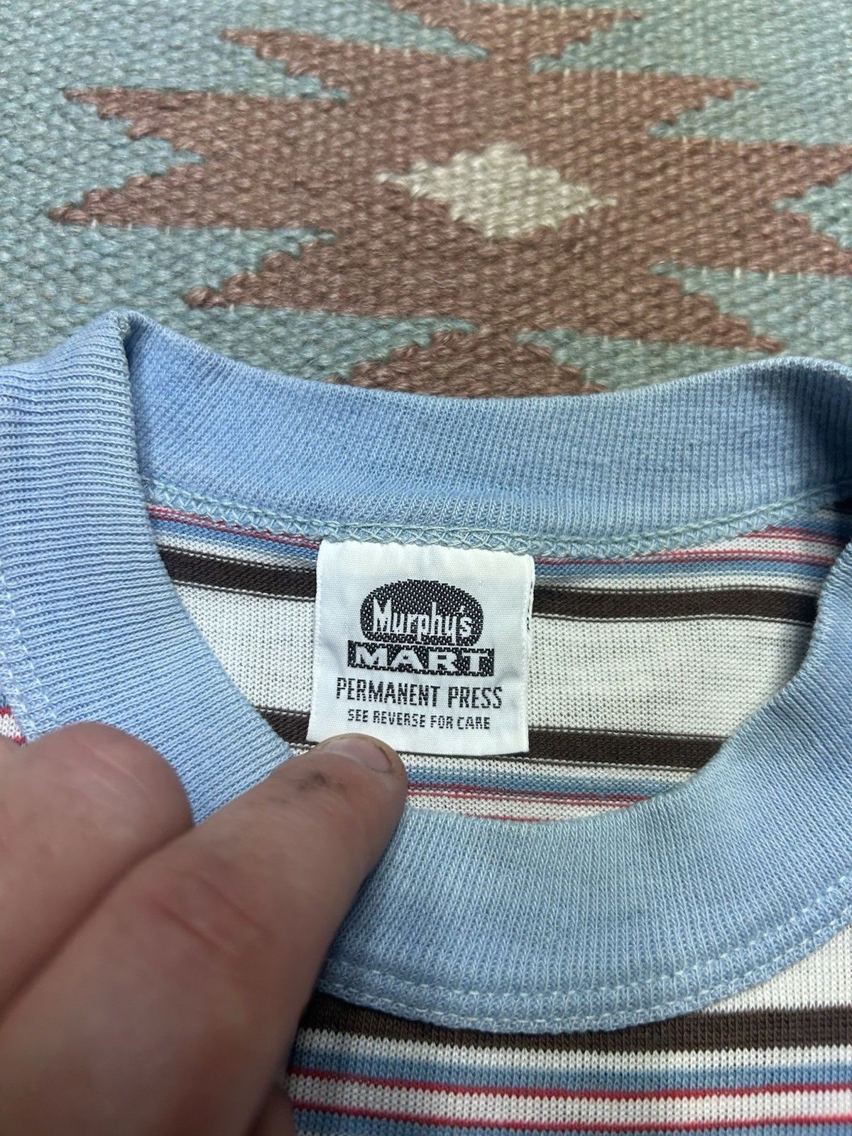 Vintage Vintage 70s striped t shirt soft boys 14 women’s baby tee Size S / US 4 / IT 40 - 6 Thumbnail