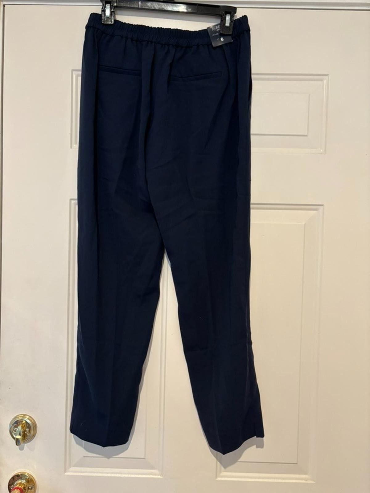J.Crew Women's new with tags sz 6 J Crew navy dress pants #621 Size 28" / US 6 / IT 42 - 2 Thumbnail