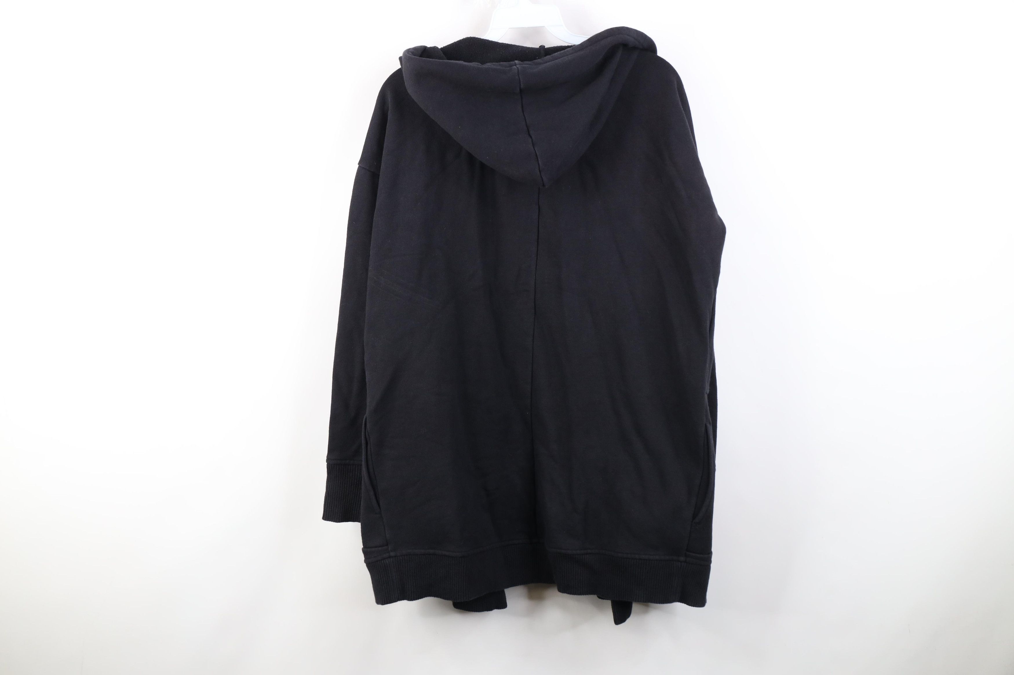 Athleta Athleta Prajna Wrap Open Front Hoodie Sweatshirt Black Size S / US 4 / IT 40 - 12 Thumbnail
