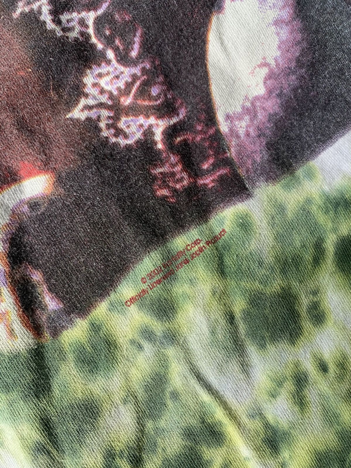 Vintage Vintage 00’s Janis Joplin Motorcycle Tiedye tee Size US M / EU 48-50 / 2 - 4 Thumbnail