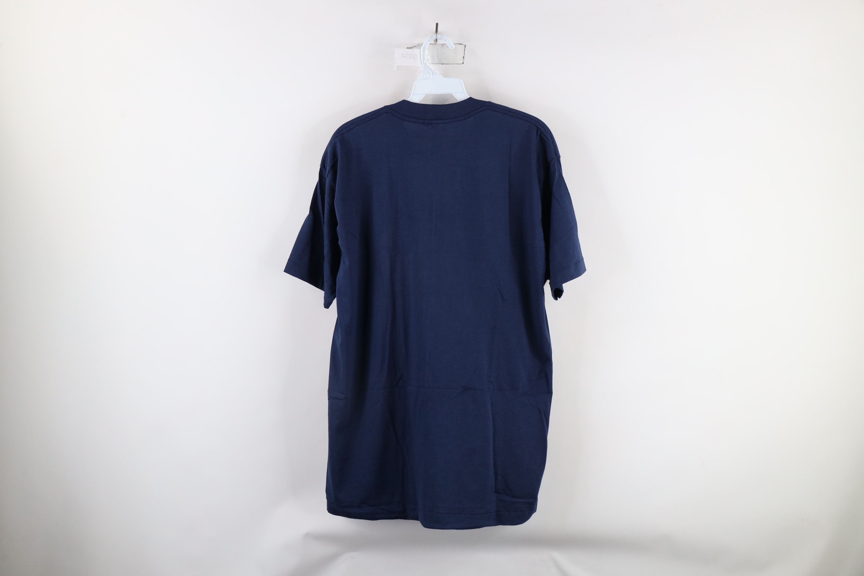 Vintage NOS Vintage 80s Local 20 Teamsters Union T-Shirt Blue USA Size US XL / EU 56 / 4 - 8 Thumbnail