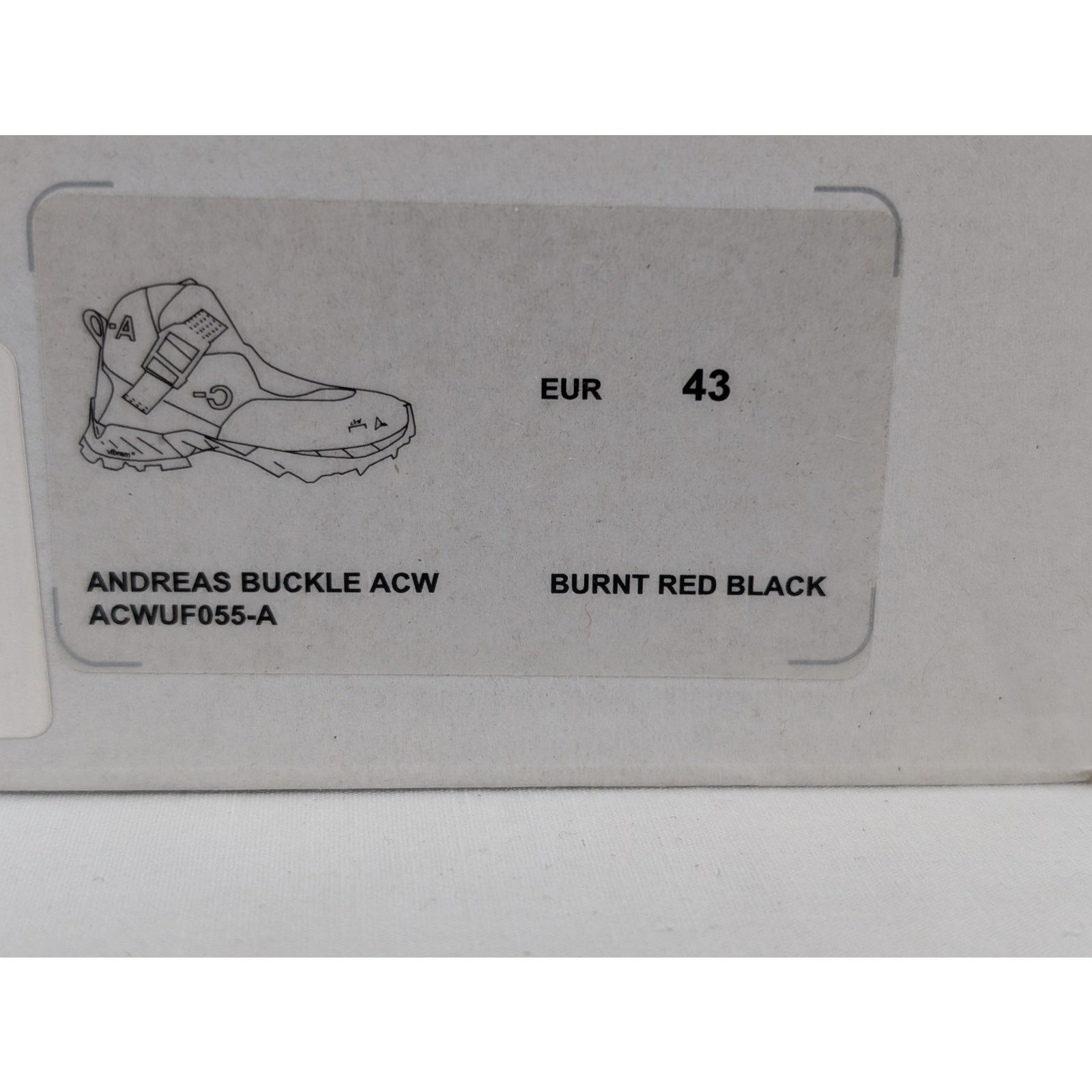 A-COLD-WALL* × ROA o1rshd1 Andreas Buckle ACW Boots in Burnt Red/Black Size US 10 / EU 43 - 18 Thumbnail
