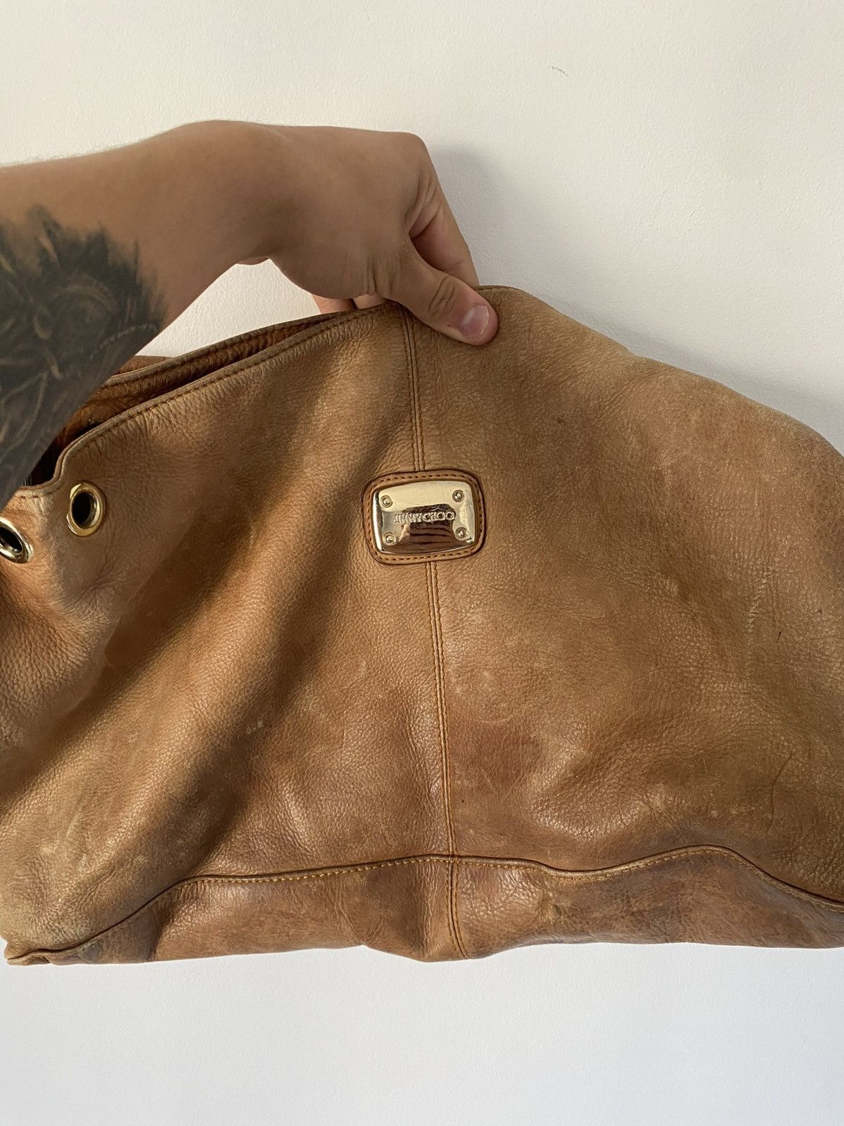 Designer × Jimmy Choo Jimmy Choo leather bag luxury vintage Italy Size ONE SIZE - 3 Thumbnail