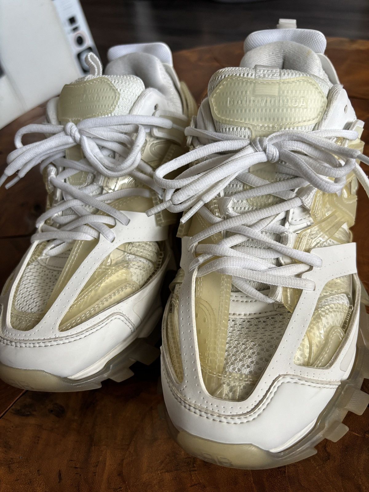 Balenciaga Balenciaga track clear sole sneakers | Grailed