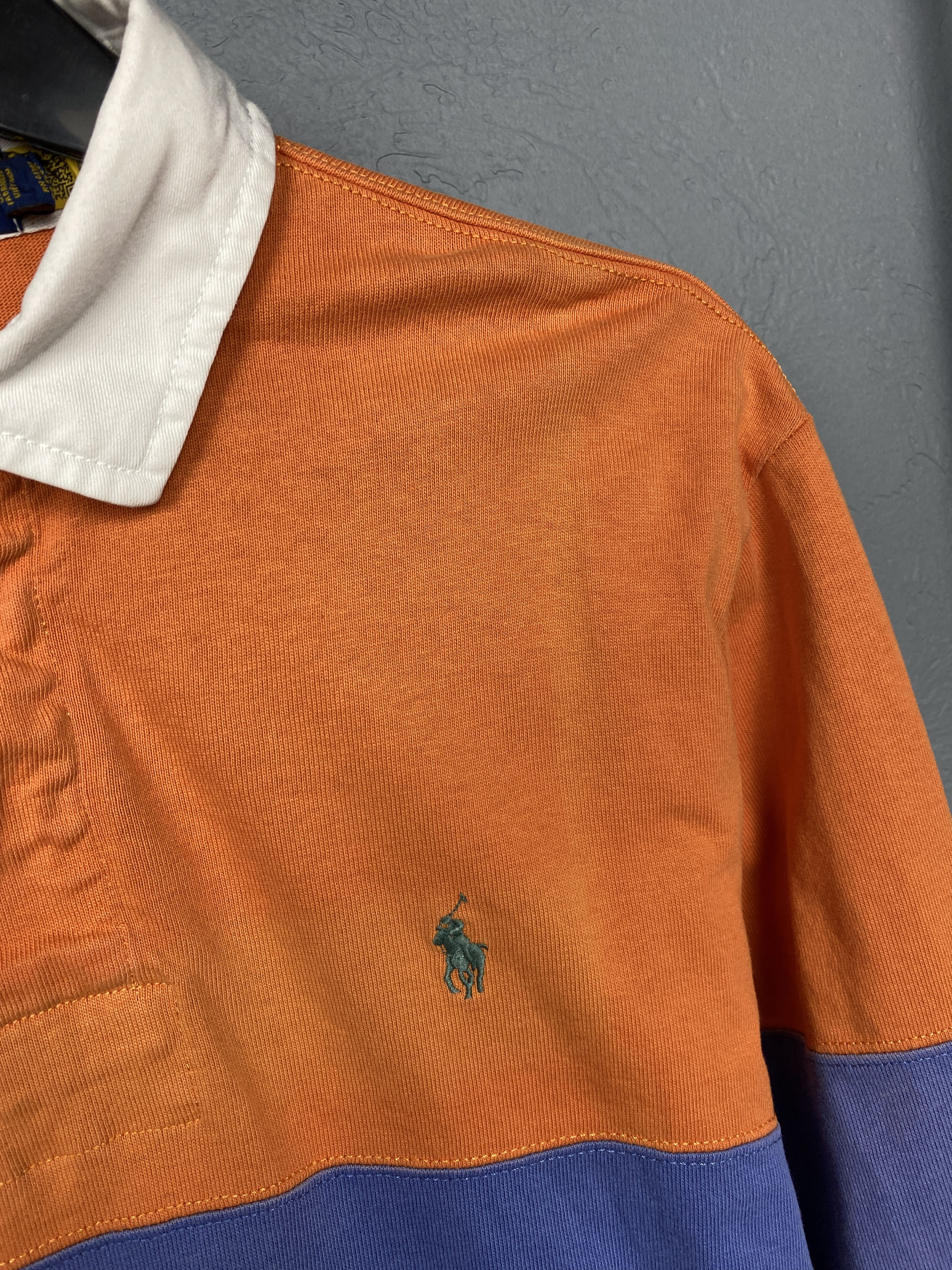 Polo Ralph Lauren × Ralph Lauren Polo Ralph Lauren Vintage Mens Rugby Long Sleeve Polo Shirt Size US M / EU 48-50 / 2 - 3 Thumbnail