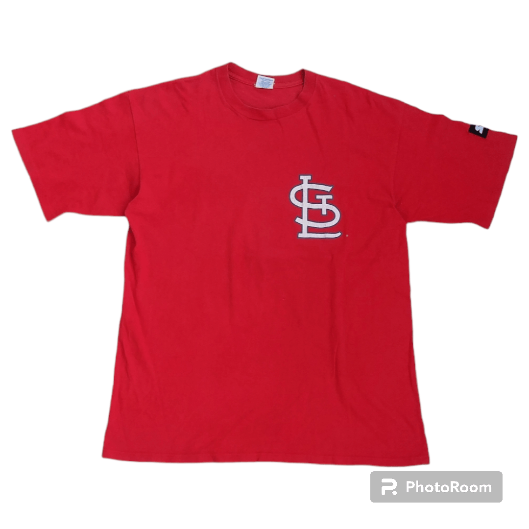 MLB × Starter × Vintage 💥Vintage 90's St Louis Cardinal MLB T Shirt Size US L / EU 52-54 / 3 - 1 Thumbnail