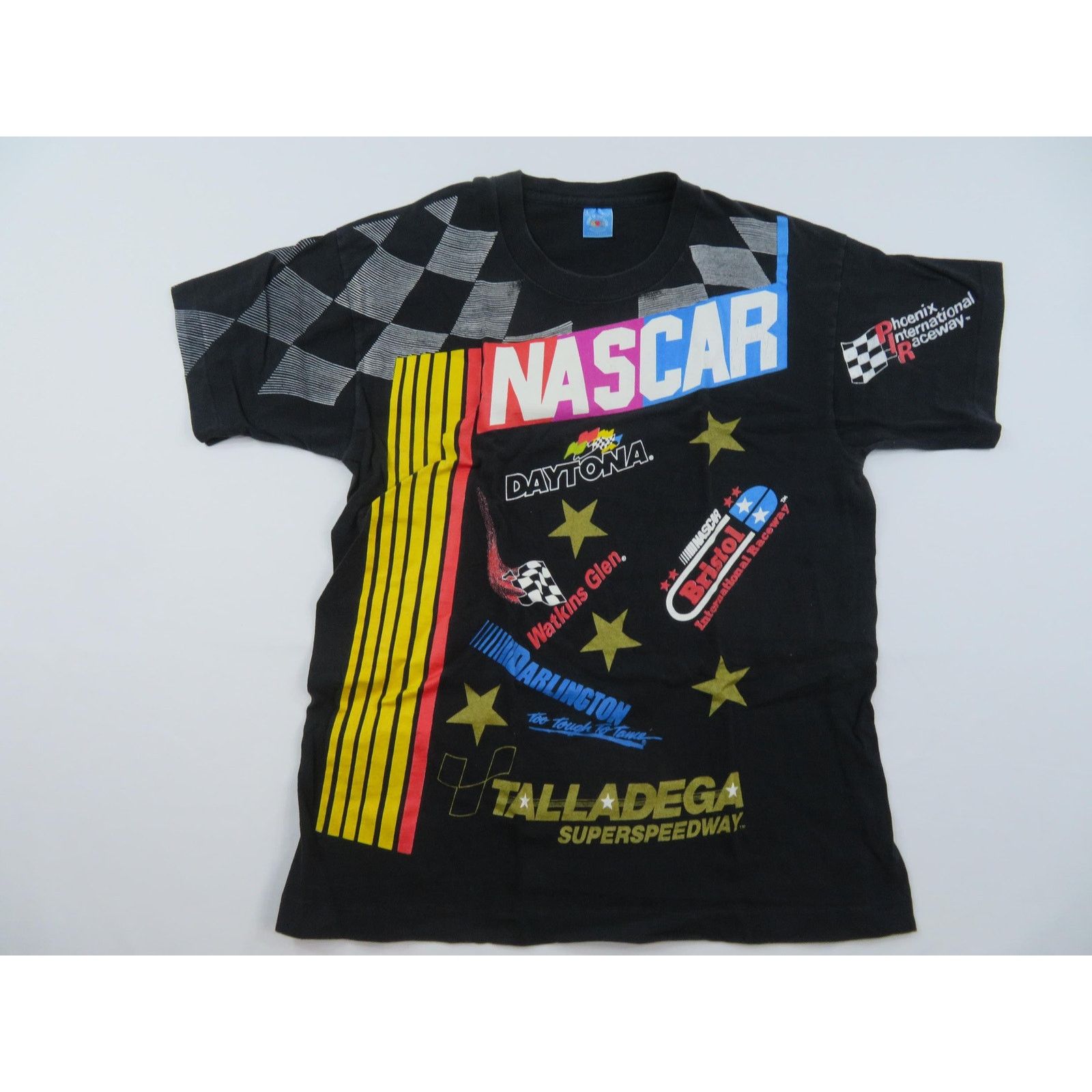 Fruit Of The Loom 90s NASCAR All Over Print T-shirt, Black and White, Size L Size US L / EU 52-54 / 3 - 1 Thumbnail