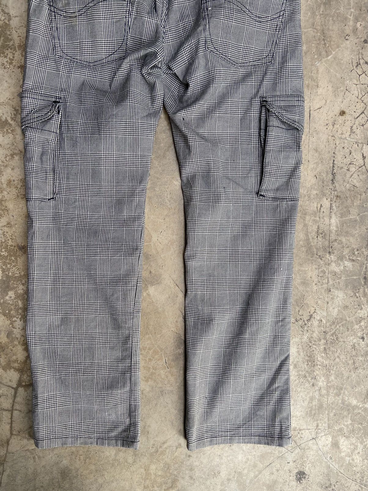 Beauty Beast 🔥 Lee Riders cargo pants punk plaid if six was nine Size US 33 - 9 Thumbnail
