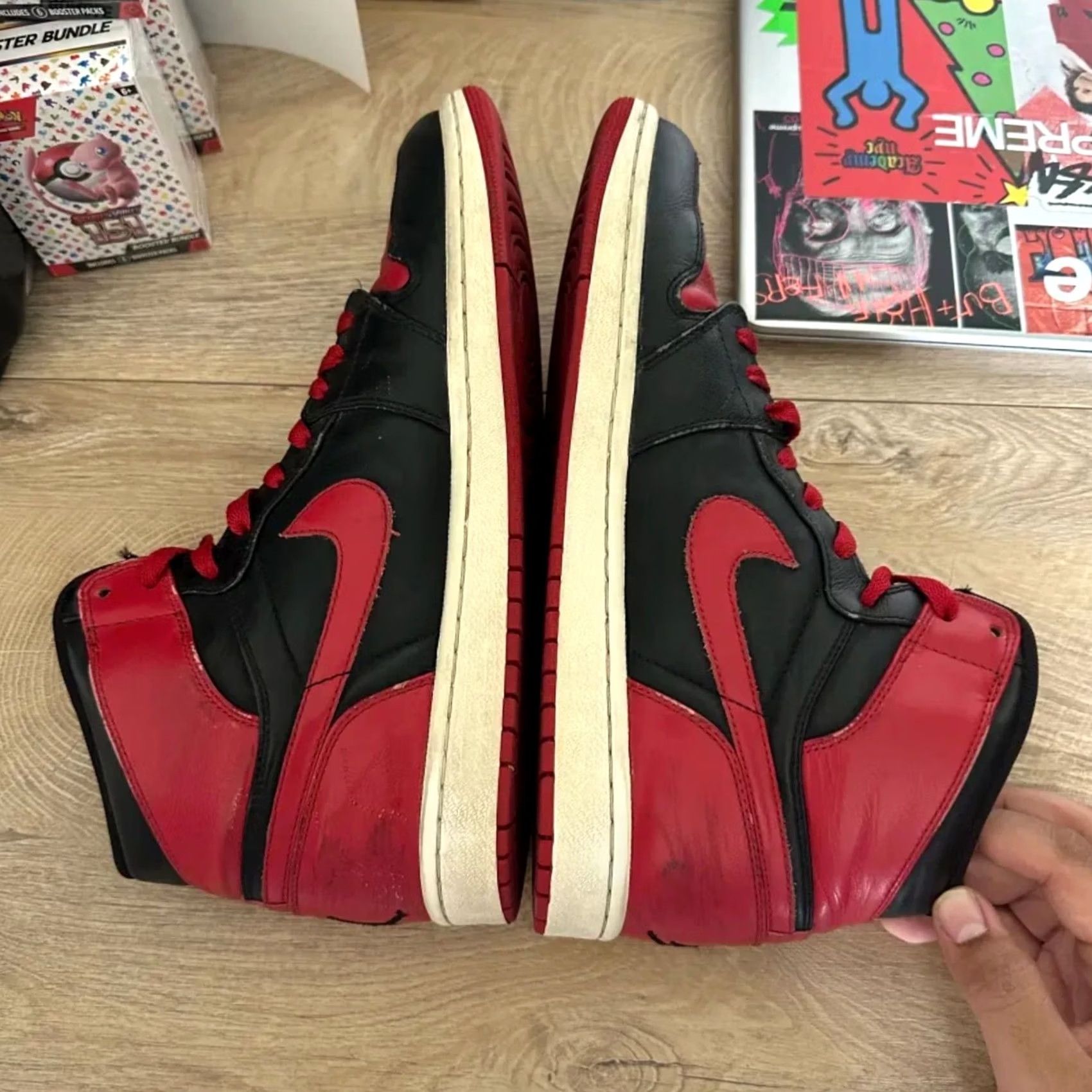 Nike 8. Keywords: Air Jordan 1, High Retro DMP, Chicago Bulls, Men's, Size 11, AS IS, FLAWS SHOWN, PRE-OWNED, NO BOX Size US 11 / EU 44 - 5 Thumbnail
